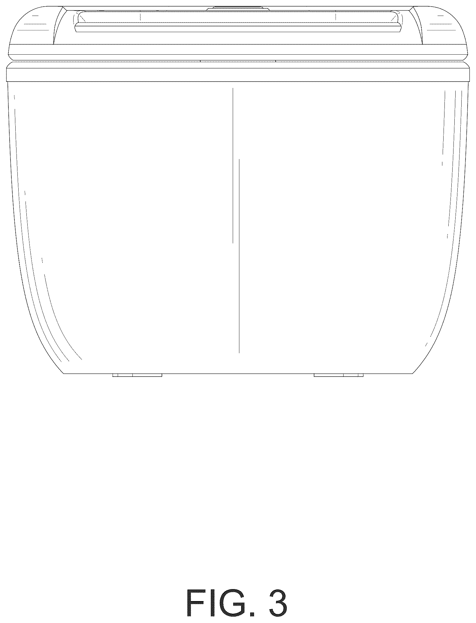Patent USD1125735 Figure 3 – Ultrasonic cleaner