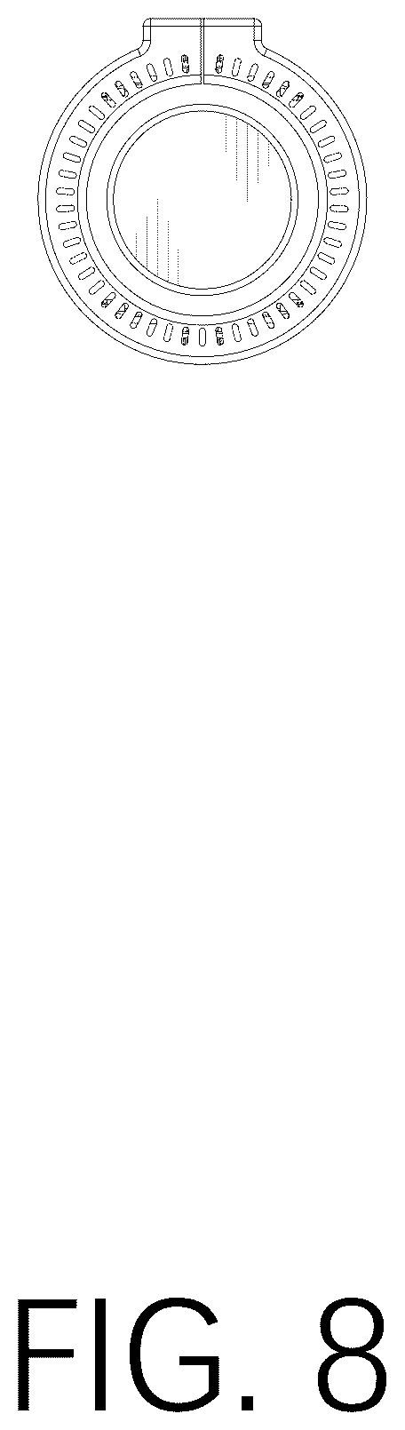 Patent USD1125736 Figure 8 – Toilet dredge double door