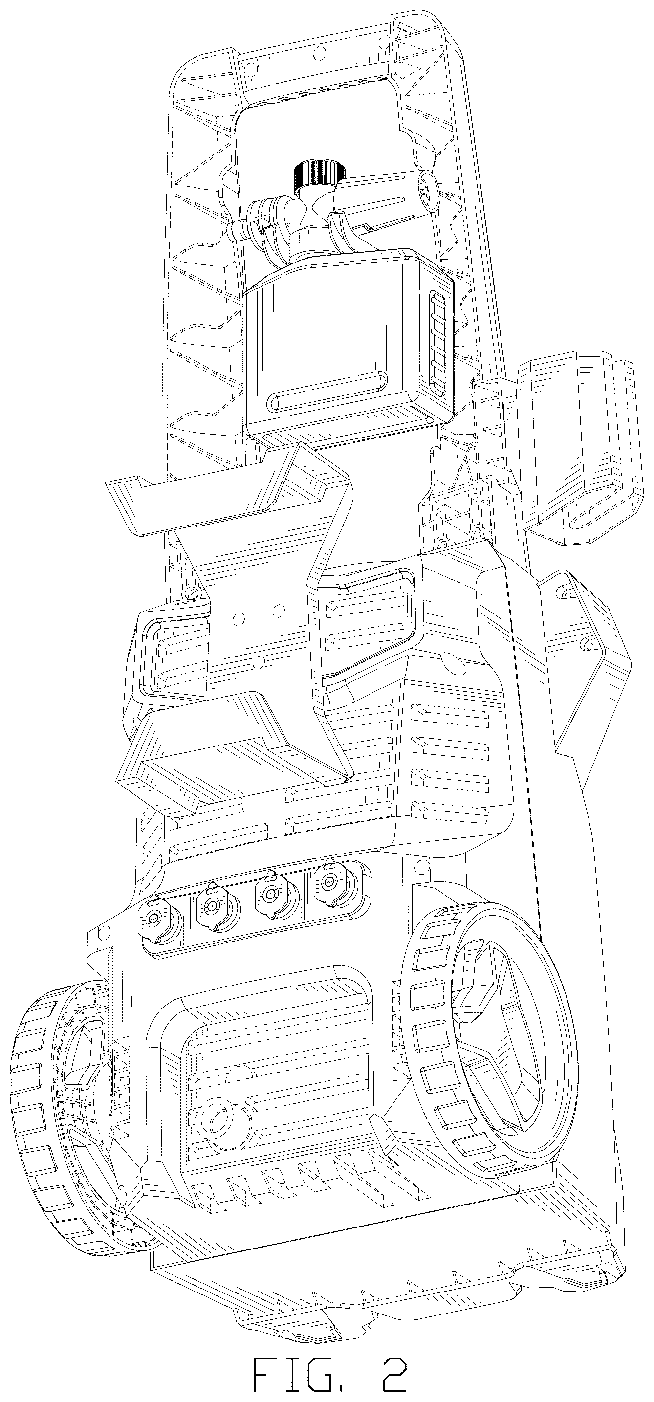 Patent USD1125737 Figure 2 – High-pressure cleaner