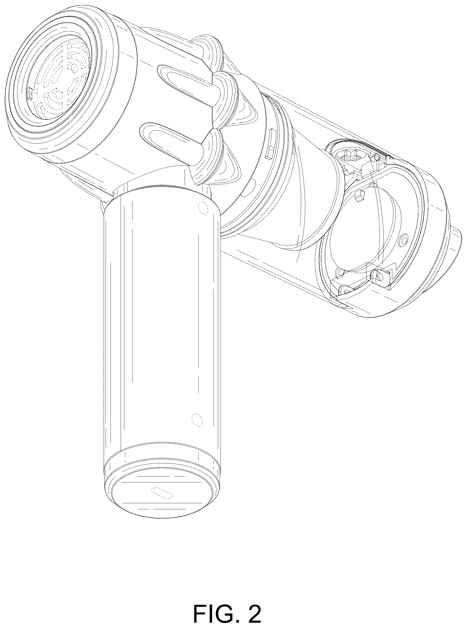 Patent USD1125740 Figure 2 – Portable vacuum cleaner