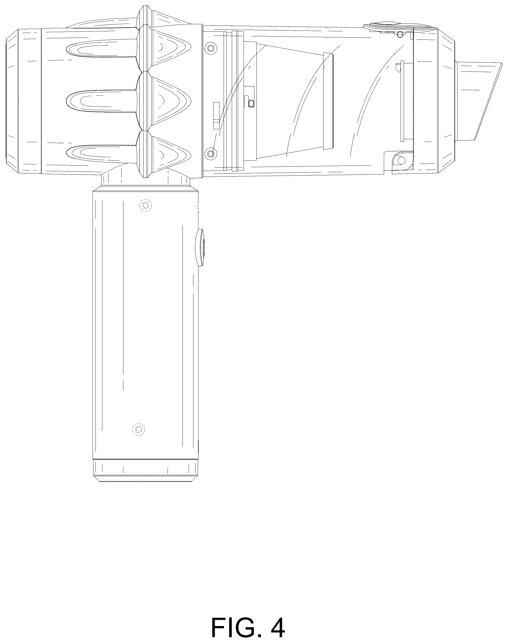 Patent USD1125740 Figure 4 – Portable vacuum cleaner