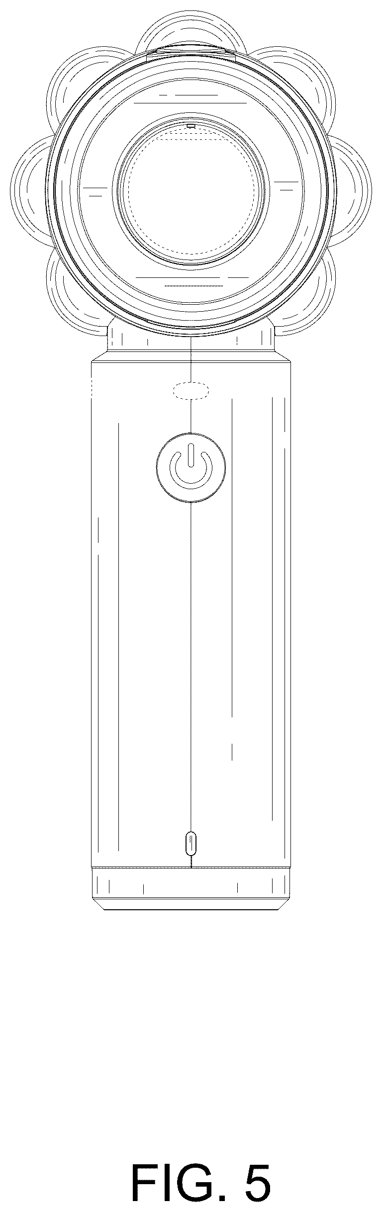 Patent USD1125740 Figure 5 – Portable vacuum cleaner