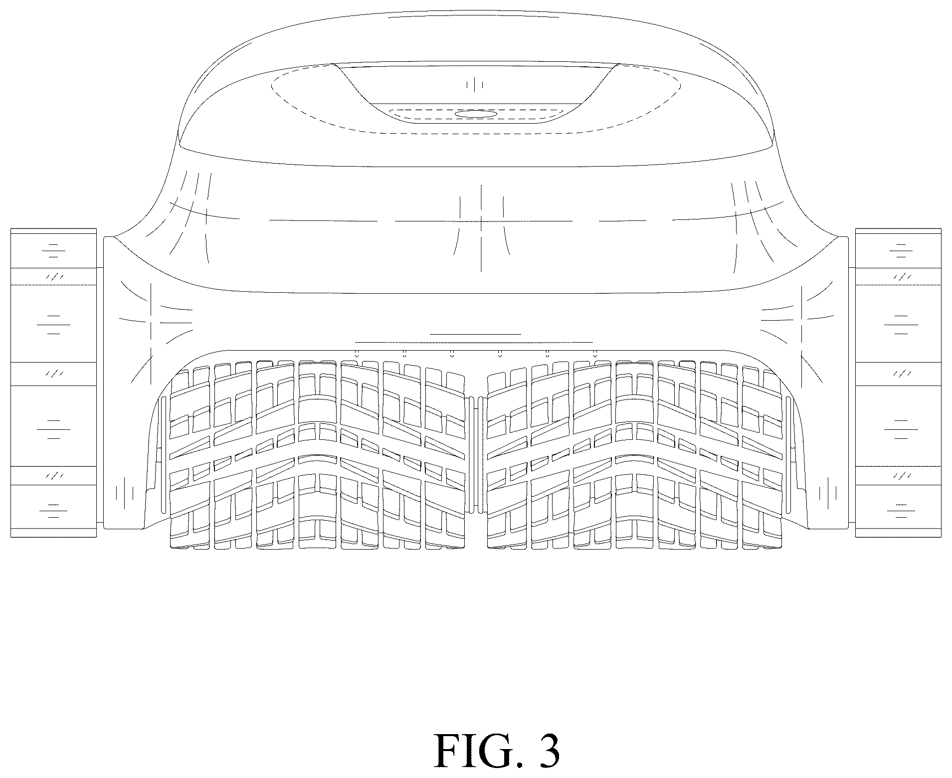 Patent USD1125741 Figure 3 – Swimming pool cleaner