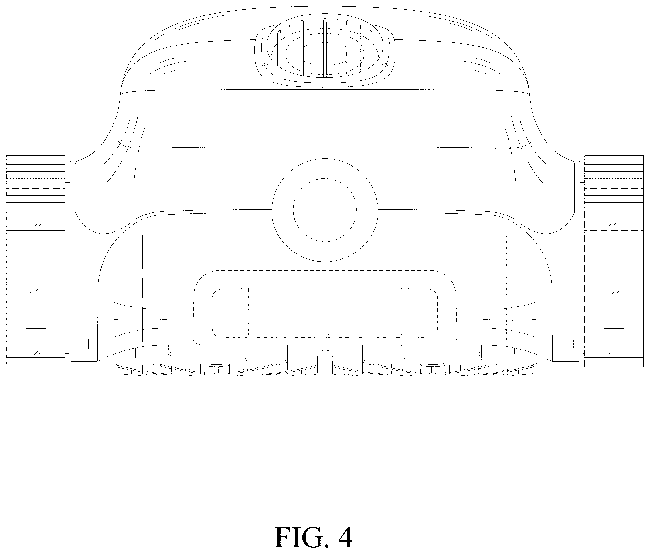 Patent USD1125741 Figure 4 – Swimming pool cleaner