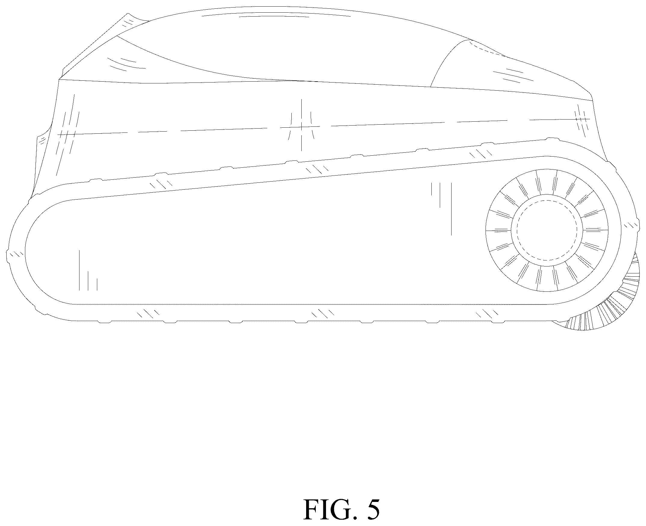 Patent USD1125741 Figure 5 – Swimming pool cleaner