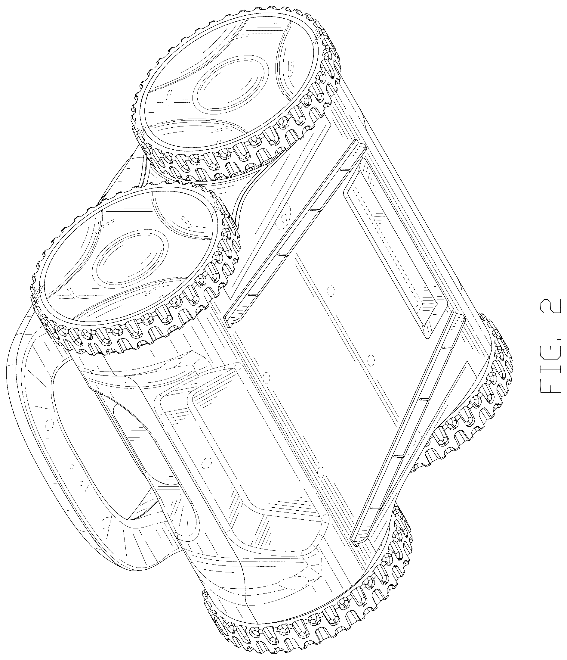 Patent USD1125742 Figure 2 – Cleaning robot