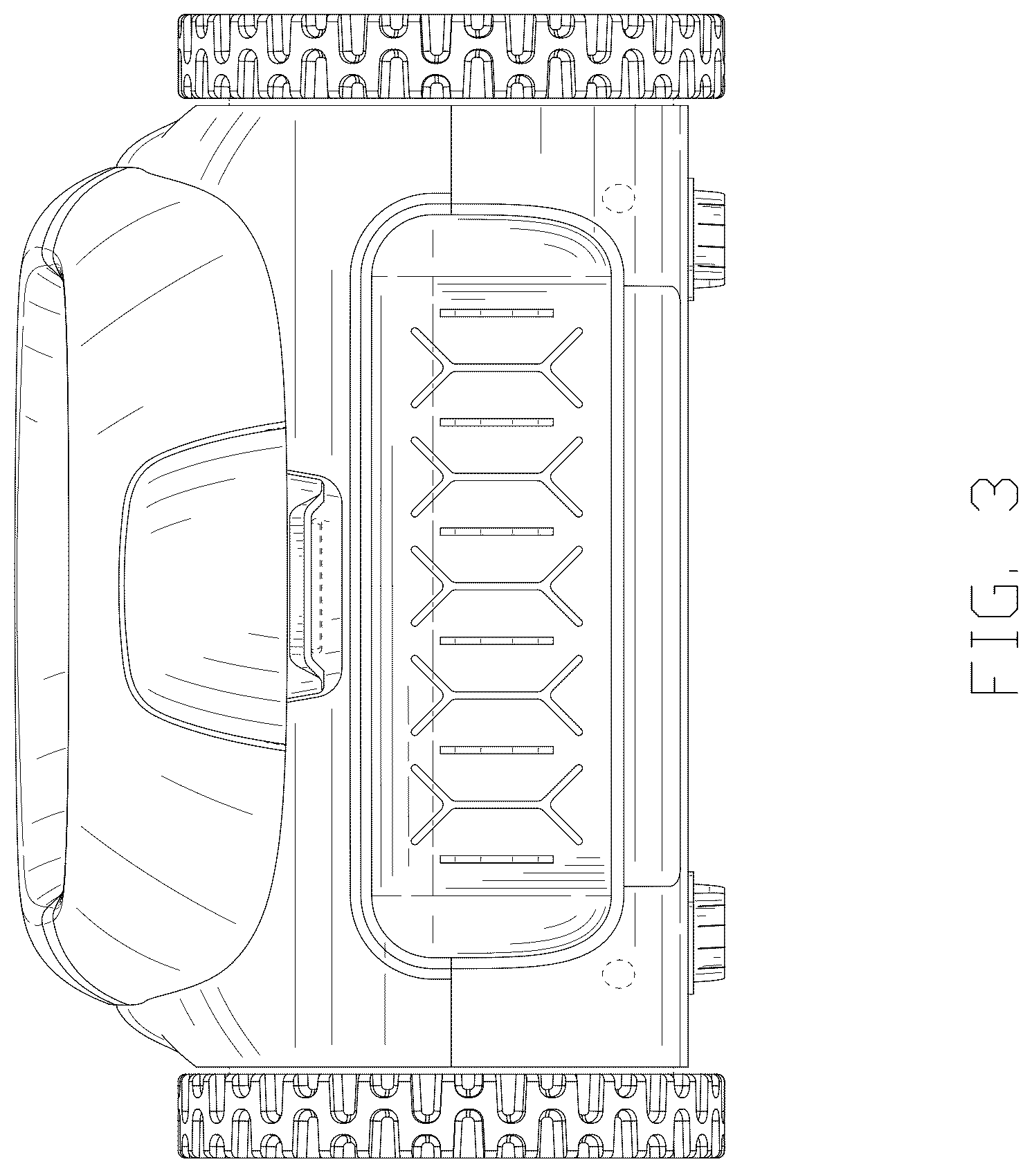 Patent USD1125742 Figure 3 – Cleaning robot