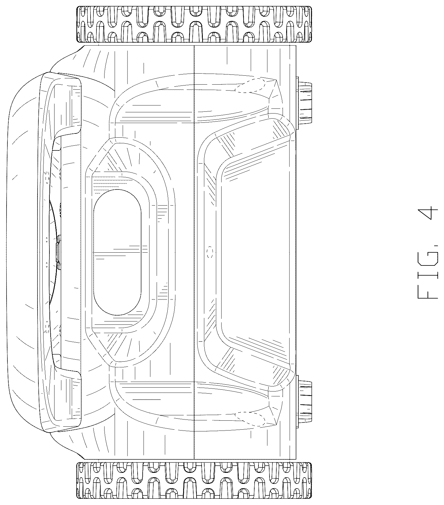 Patent USD1125742 Figure 4 – Cleaning robot