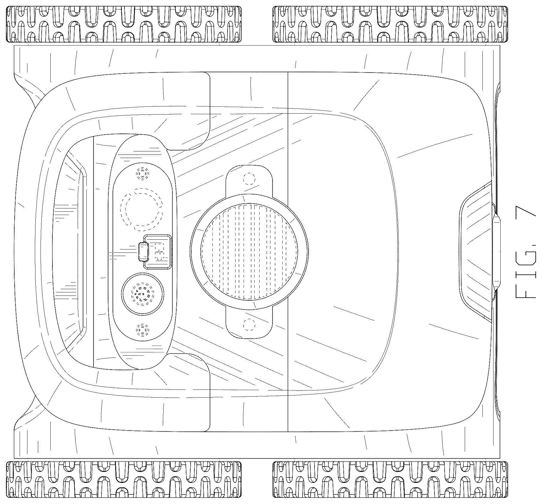 Patent USD1125742 Figure 7 – Cleaning robot