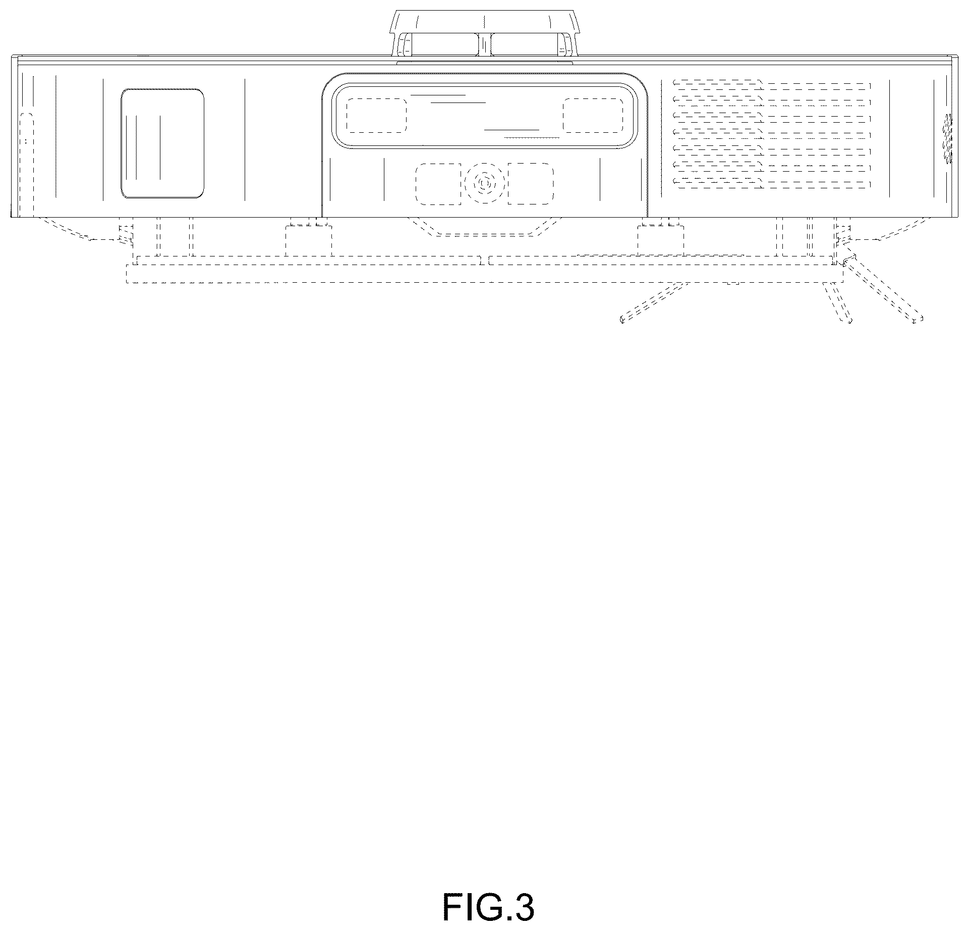 Patent USD1125743 Figure 3 – Robotic vacuum cleaner