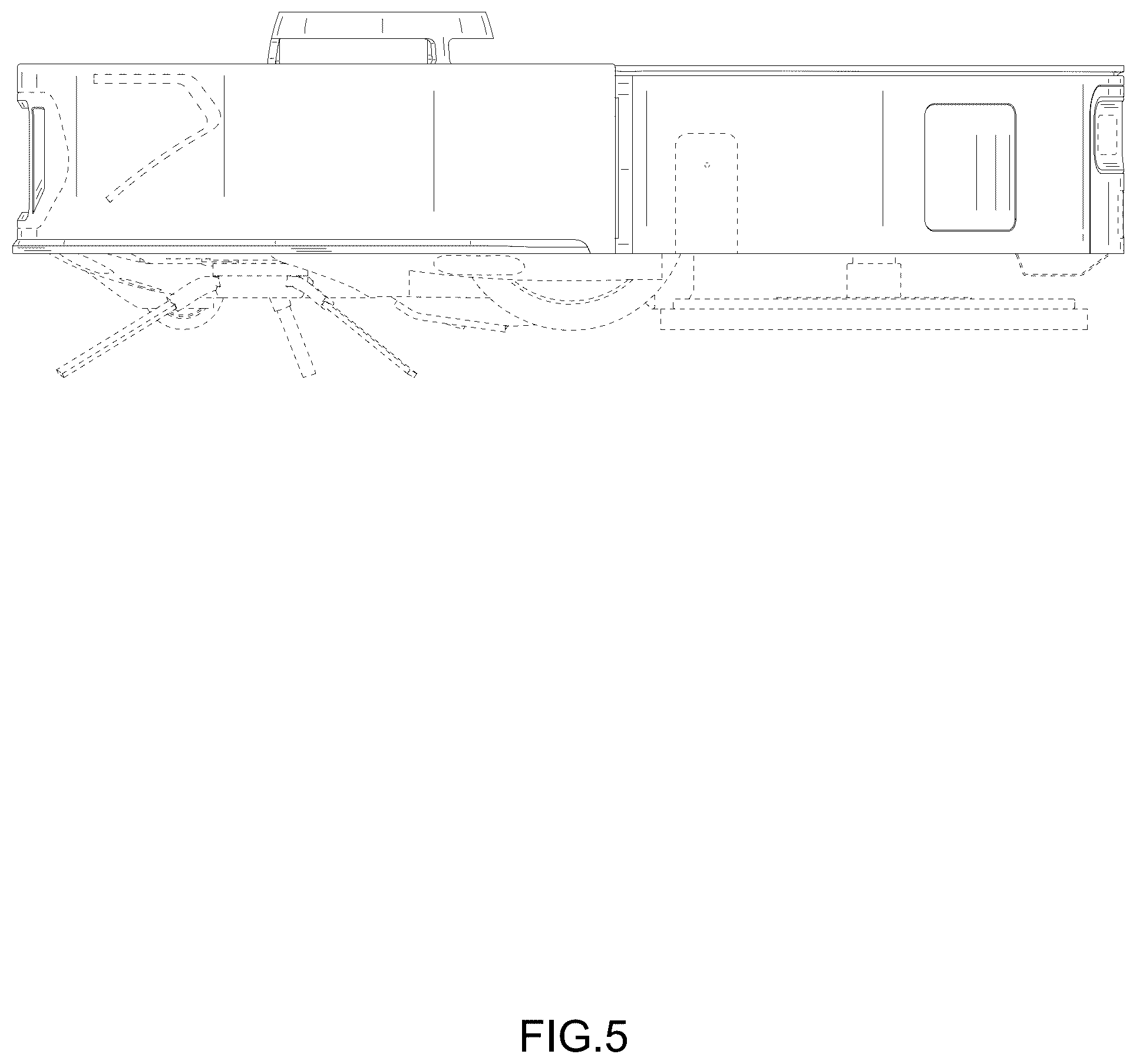 Patent USD1125743 Figure 5 – Robotic vacuum cleaner