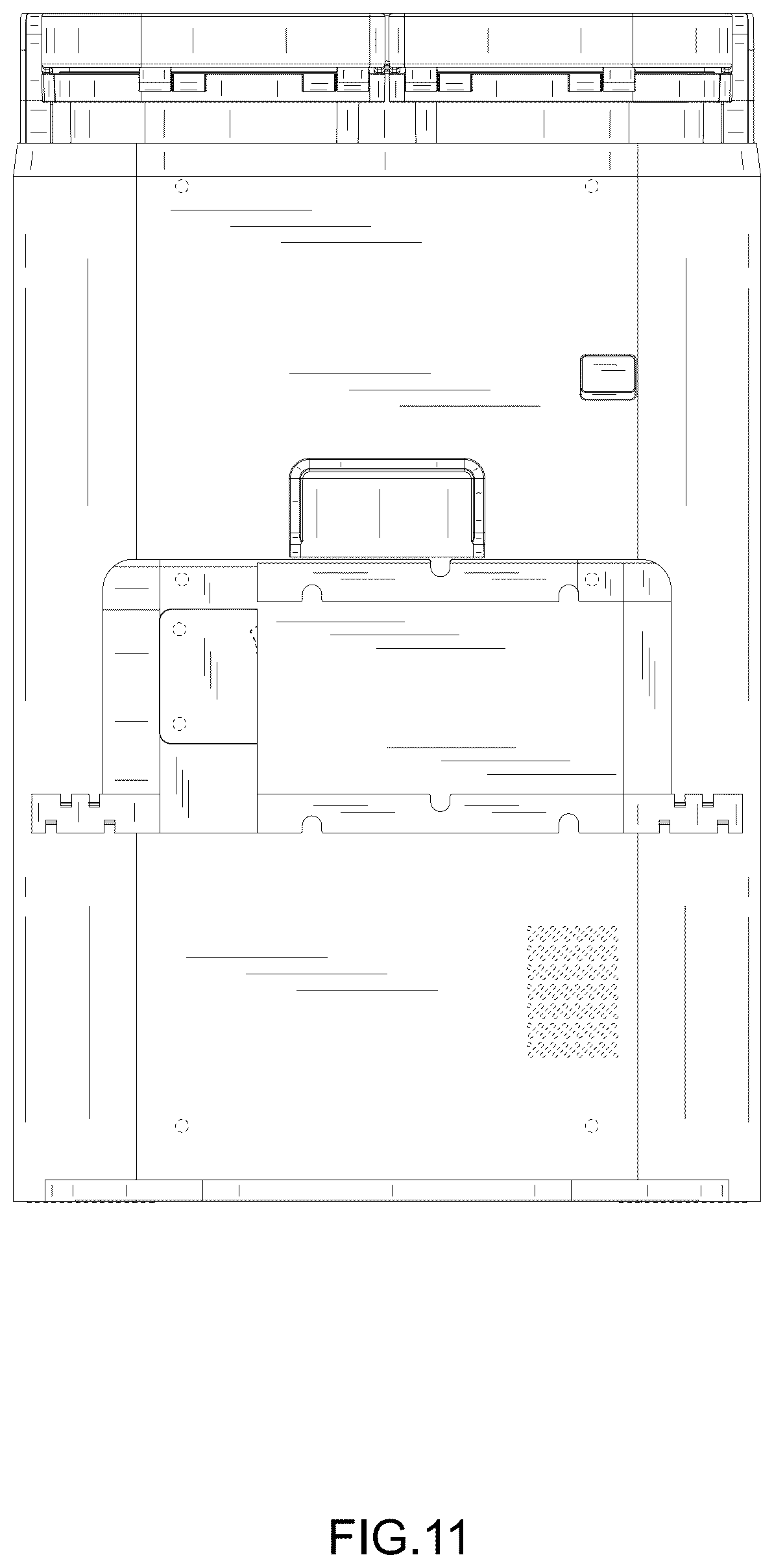 Patent USD1125743 Figure 11 – Robotic vacuum cleaner