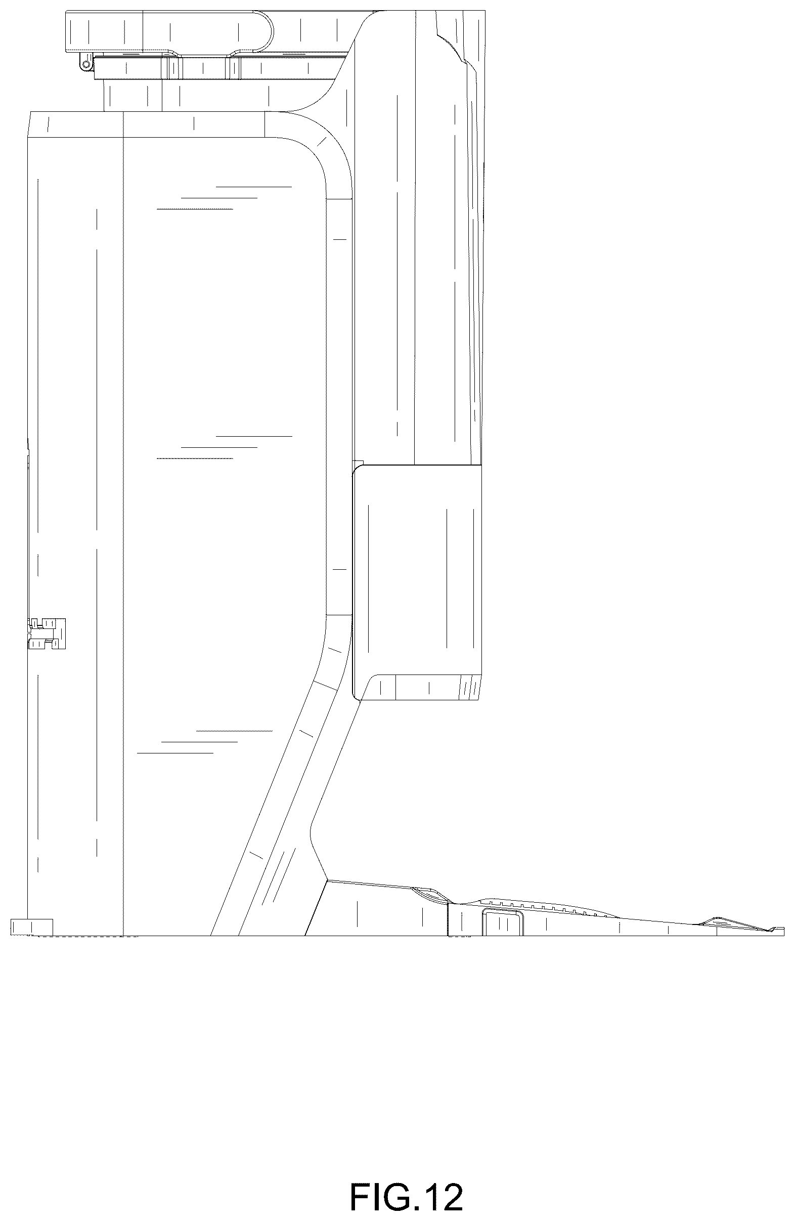 Patent USD1125743 Figure 12 – Robotic vacuum cleaner