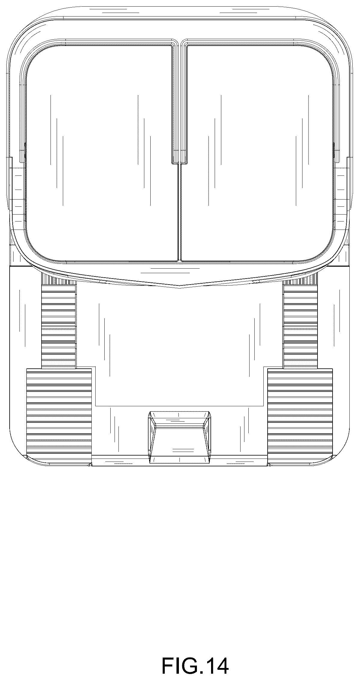 Patent USD1125743 Figure 14 – Robotic vacuum cleaner