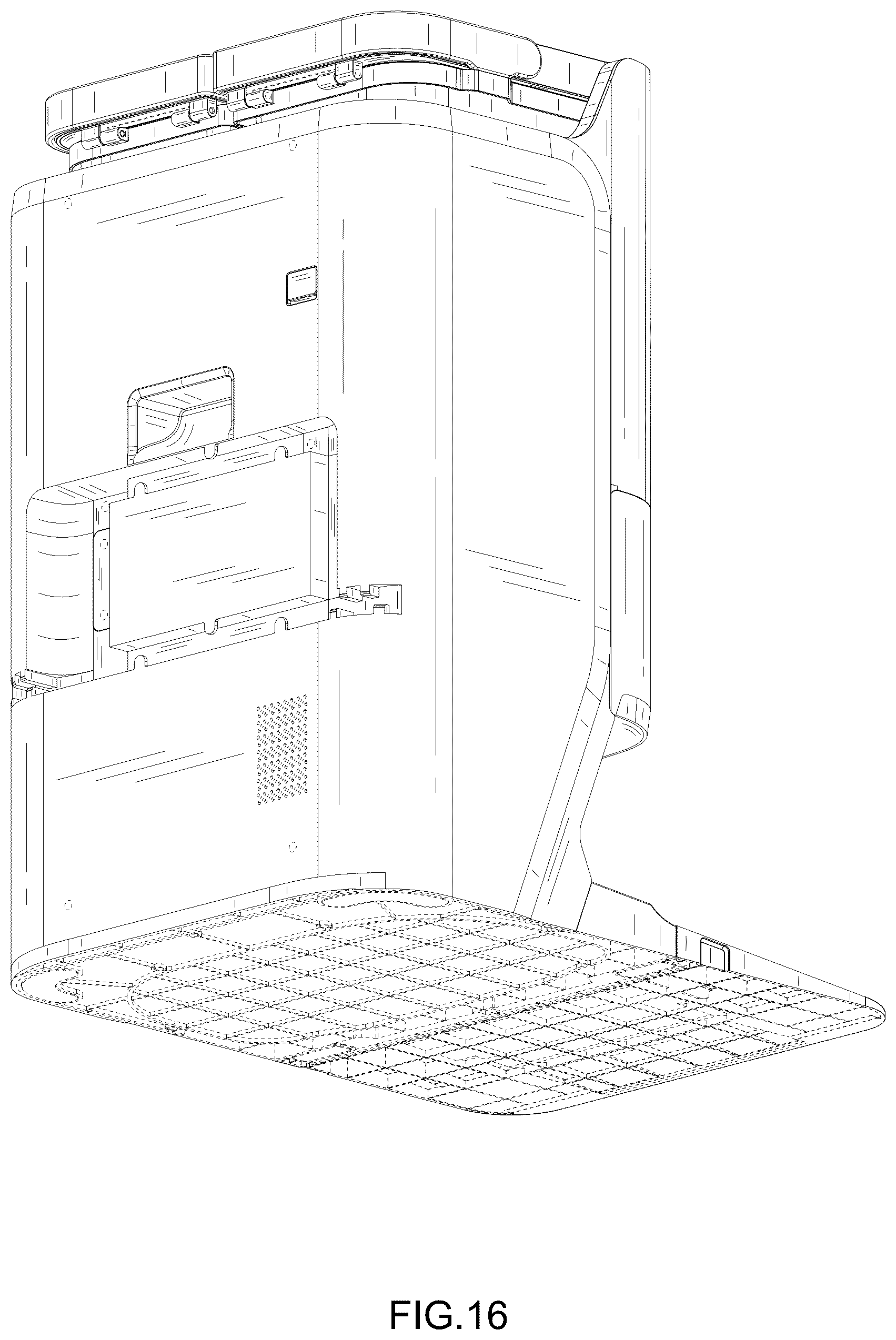 Patent USD1125743 Figure 16 – Robotic vacuum cleaner
