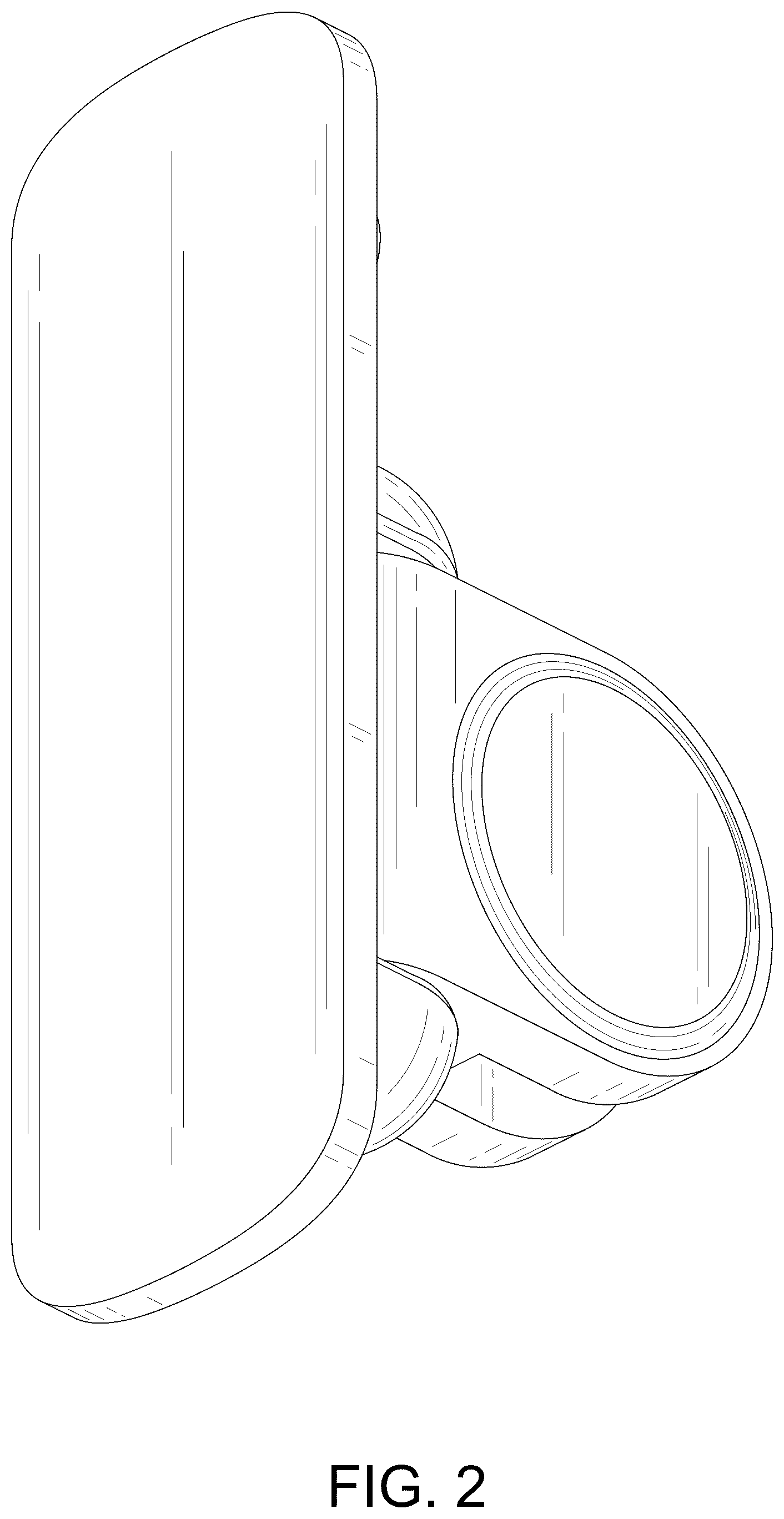 Patent USD1125744 Figure 2 – Clothes drying rod mount