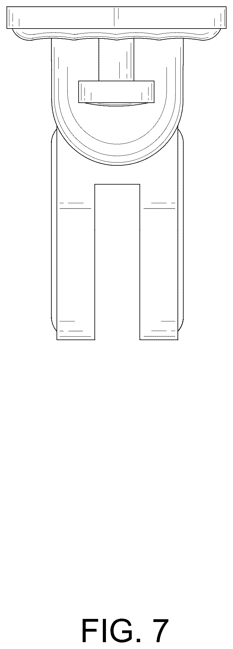 Patent USD1125744 Figure 7 – Clothes drying rod mount