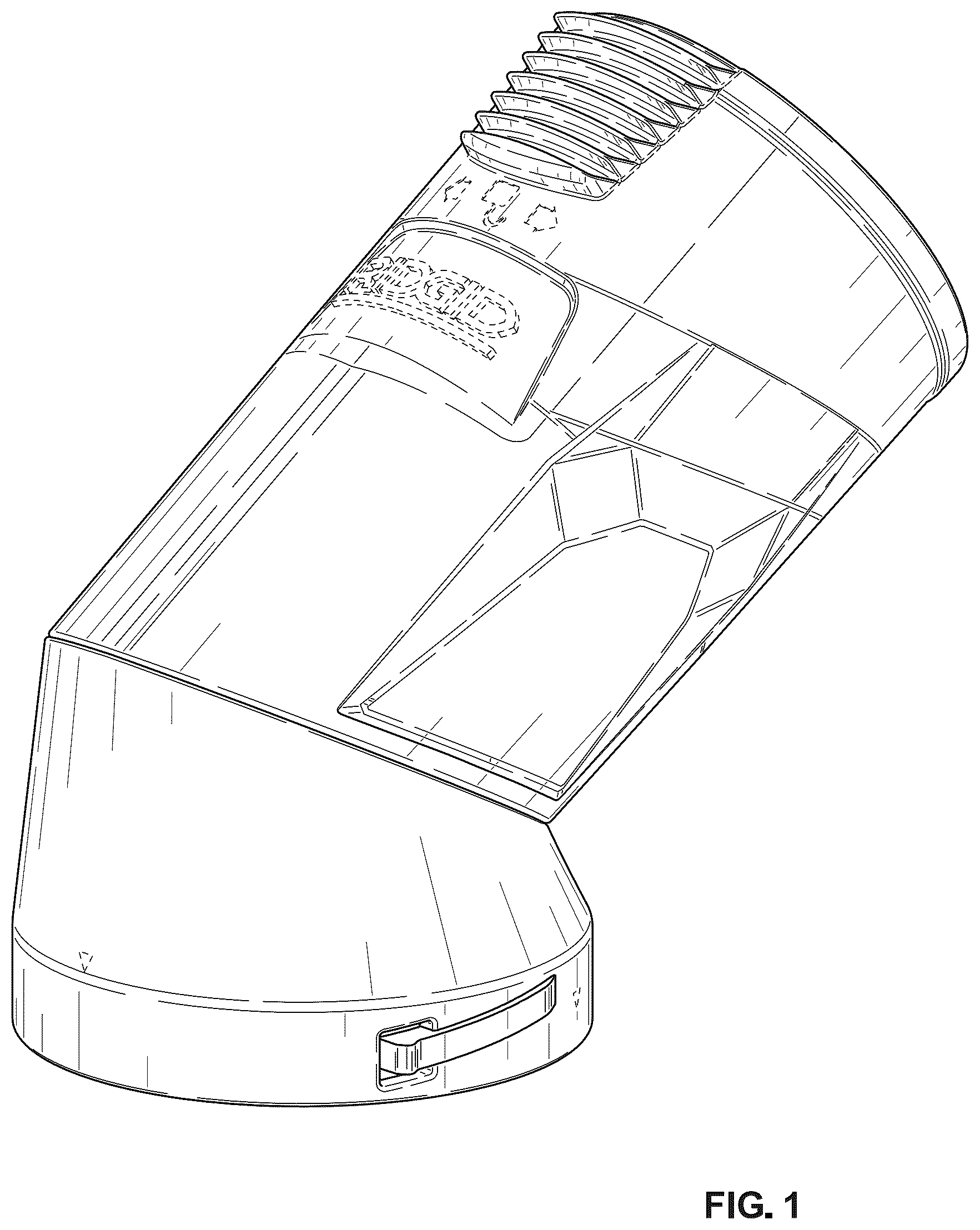 Patent USD1125747 Figure 1 – Vacuum cleaner accessory tool