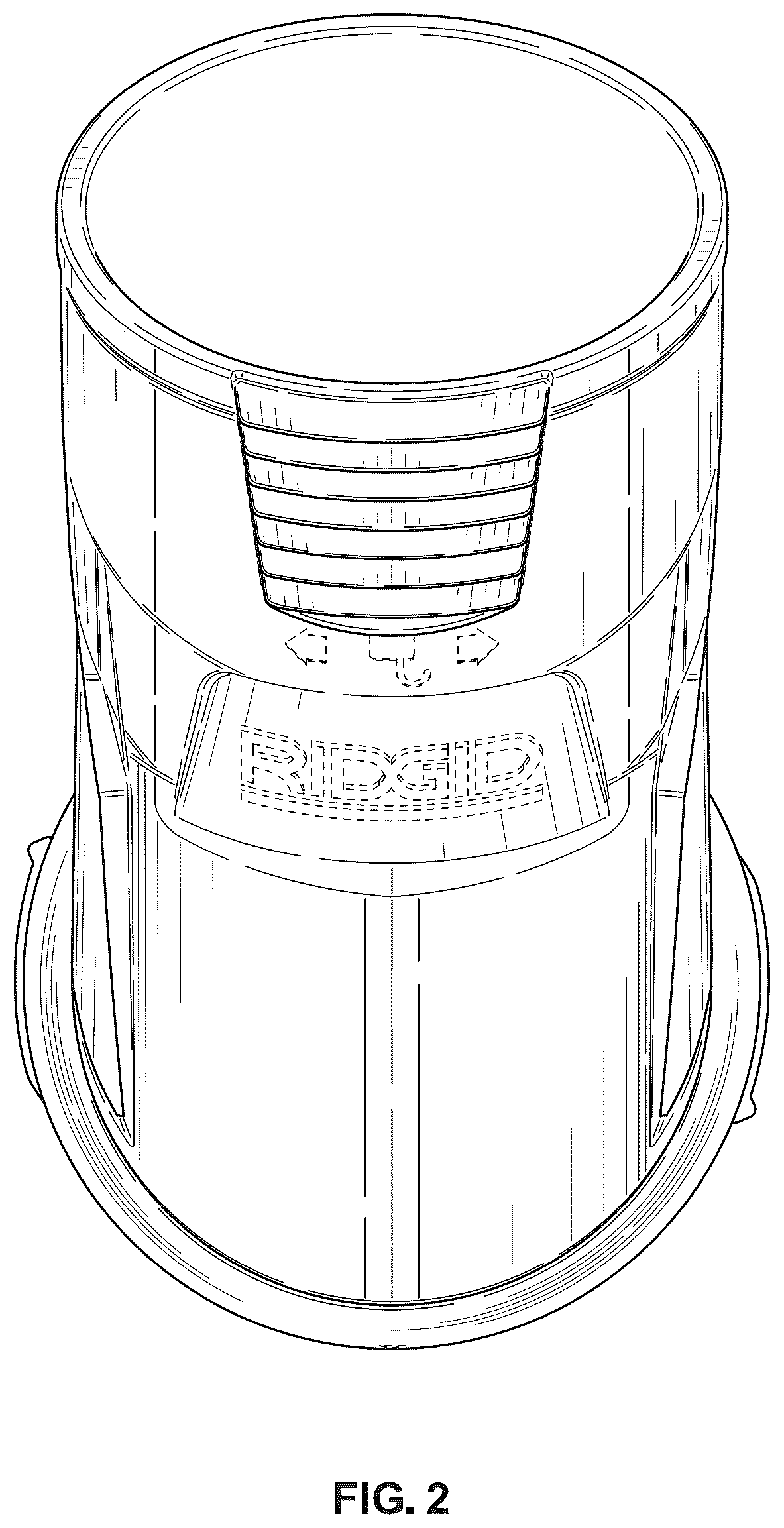 Patent USD1125747 Figure 2 – Vacuum cleaner accessory tool