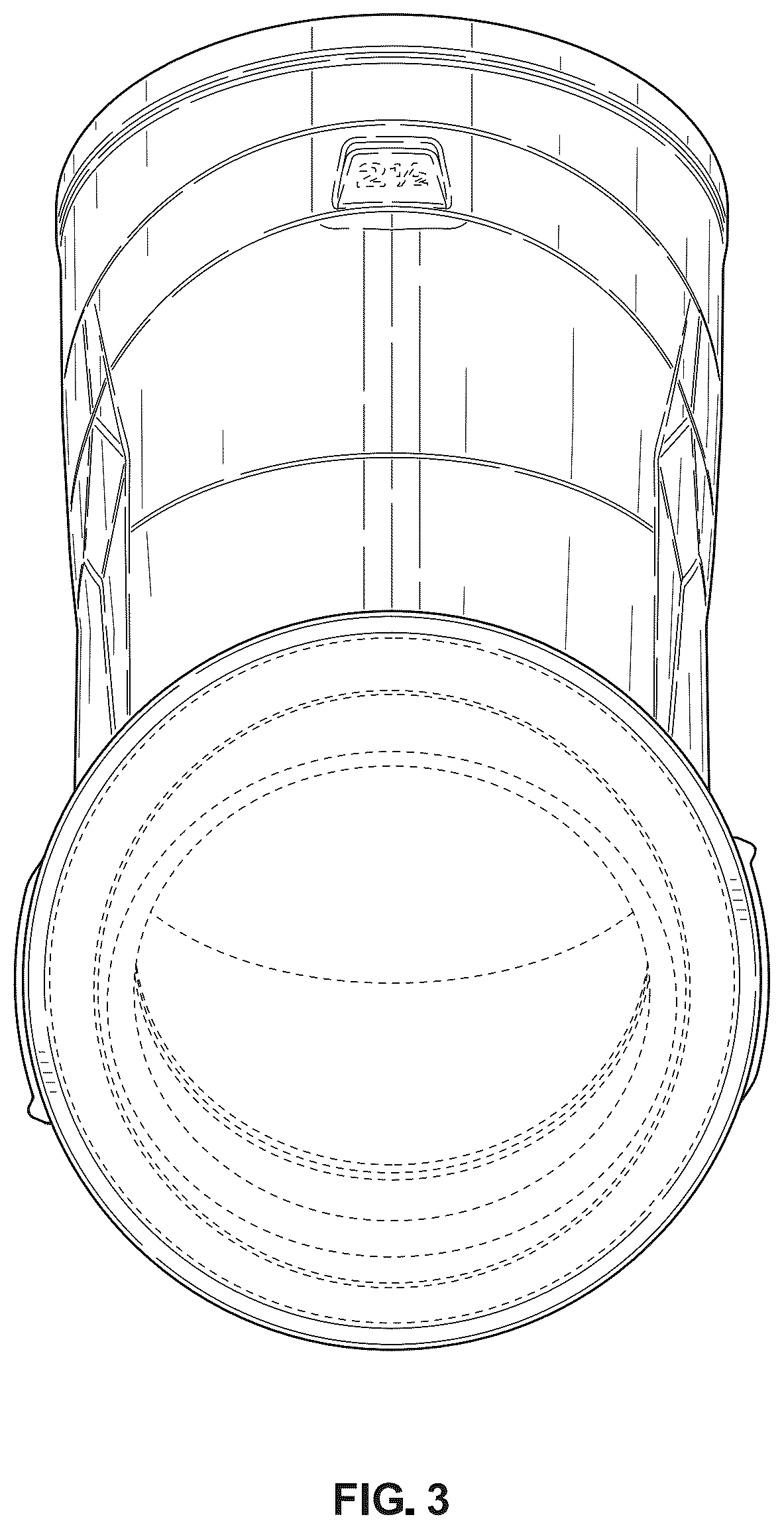 Patent USD1125747 Figure 3 – Vacuum cleaner accessory tool