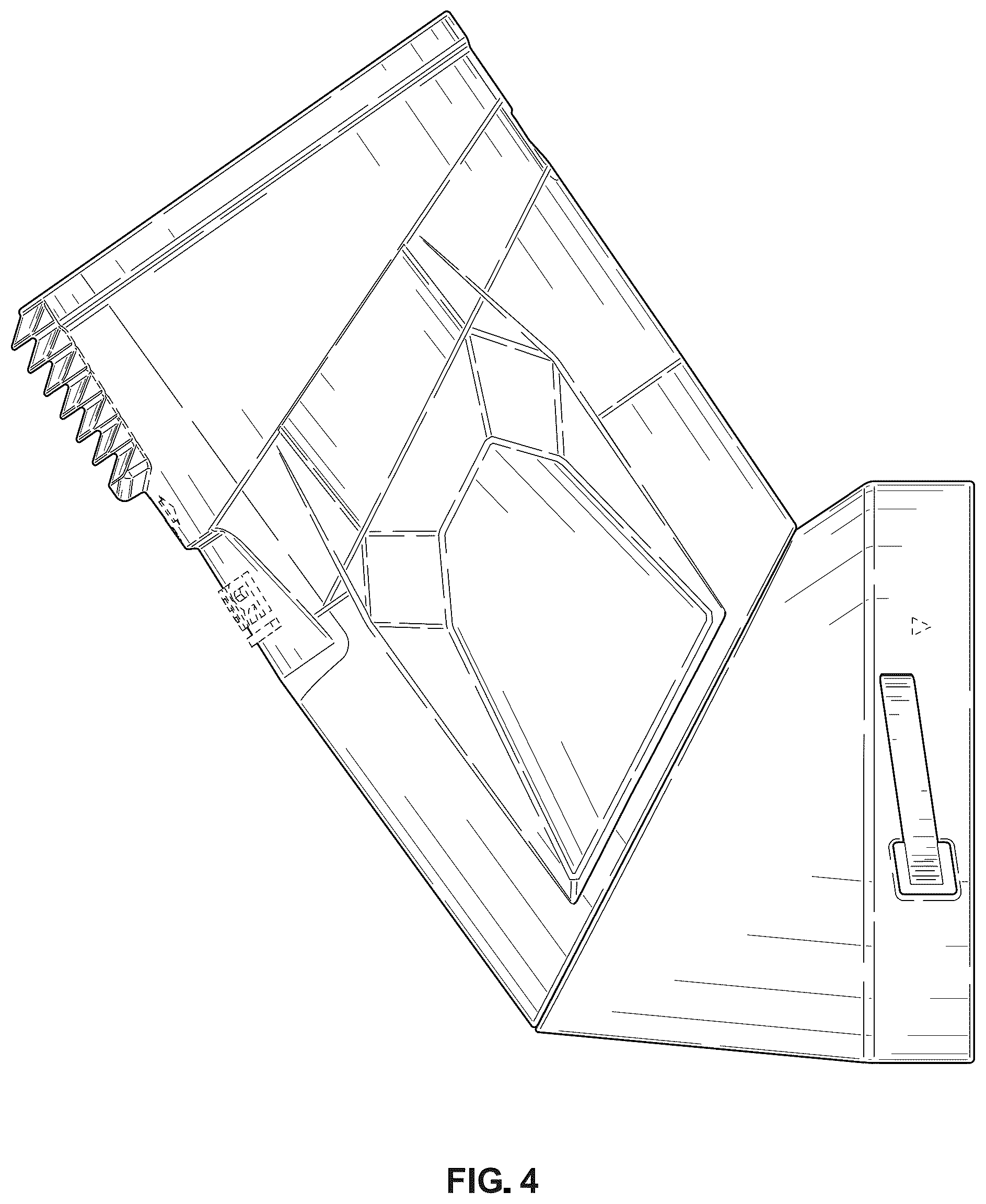 Patent USD1125747 Figure 4 – Vacuum cleaner accessory tool