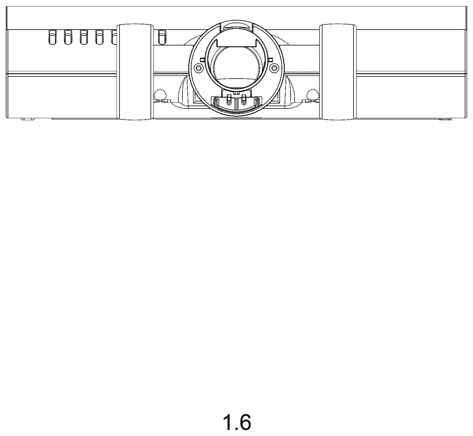 Patent USD1125748 Figure 6 – Head for vacuum cleaner