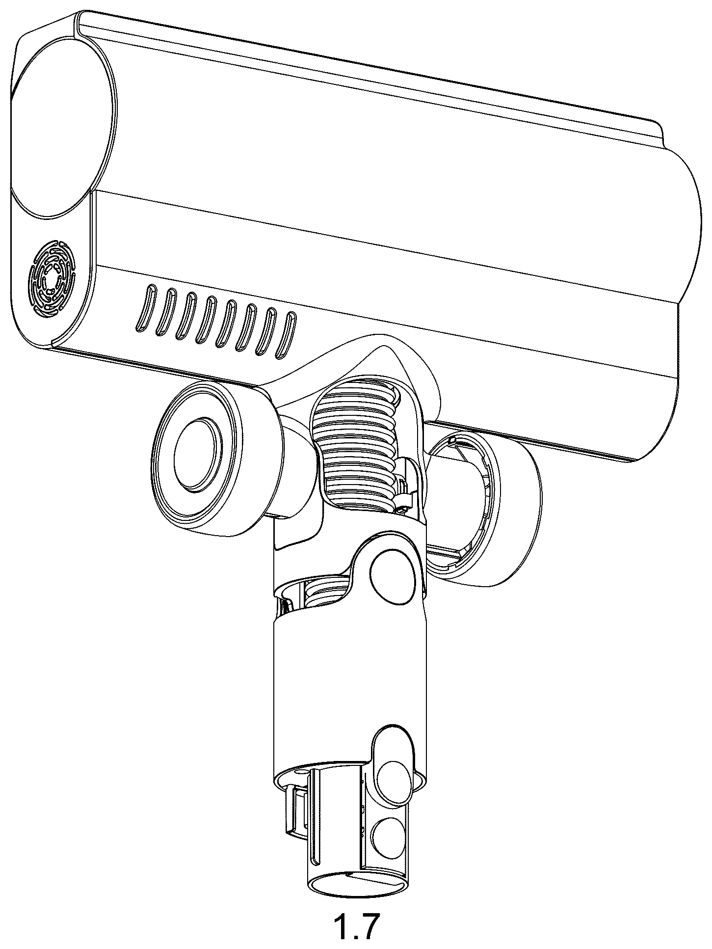 Patent USD1125748 Figure 7 – Head for vacuum cleaner