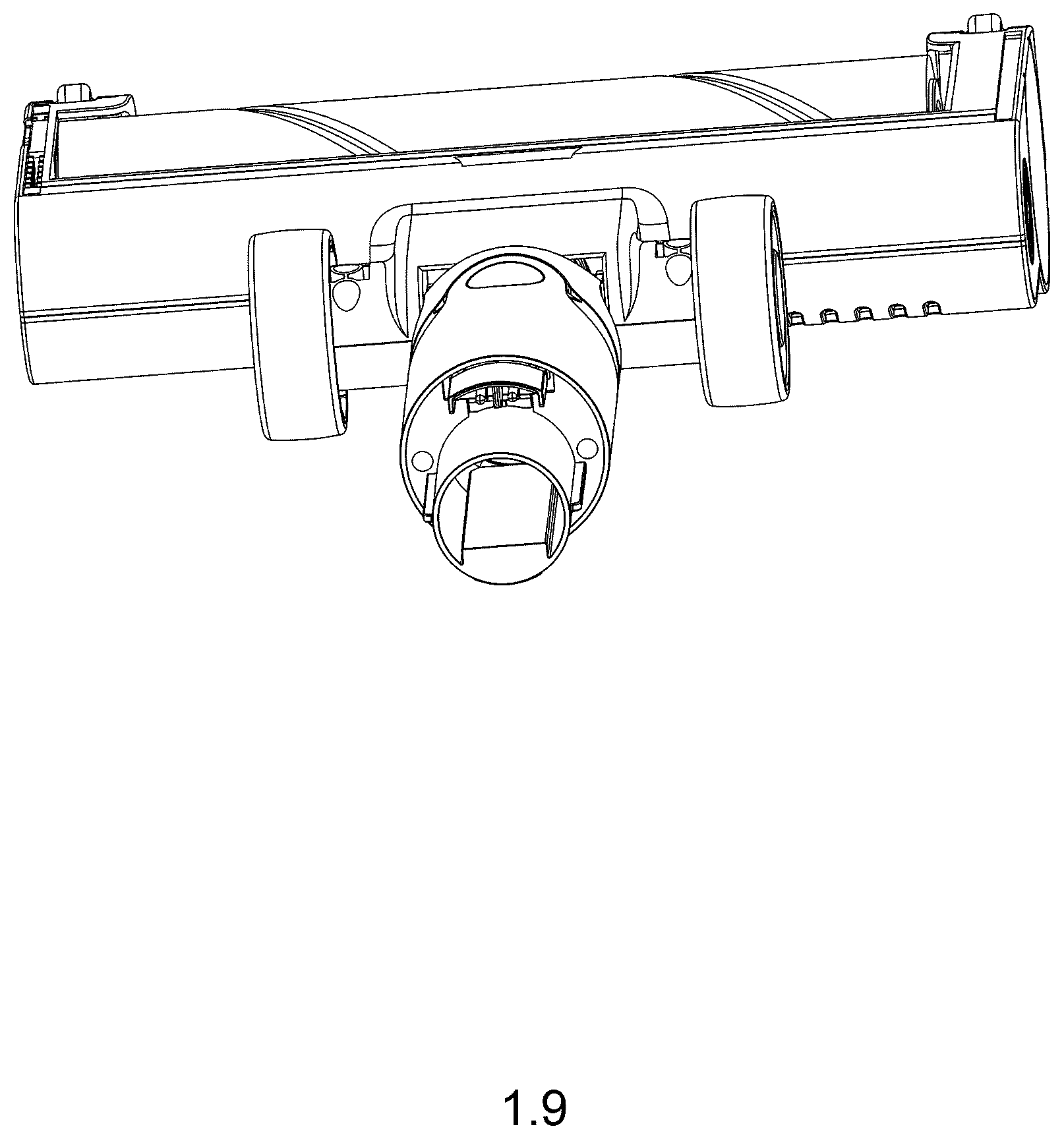 Patent USD1125748 Figure 9 – Head for vacuum cleaner