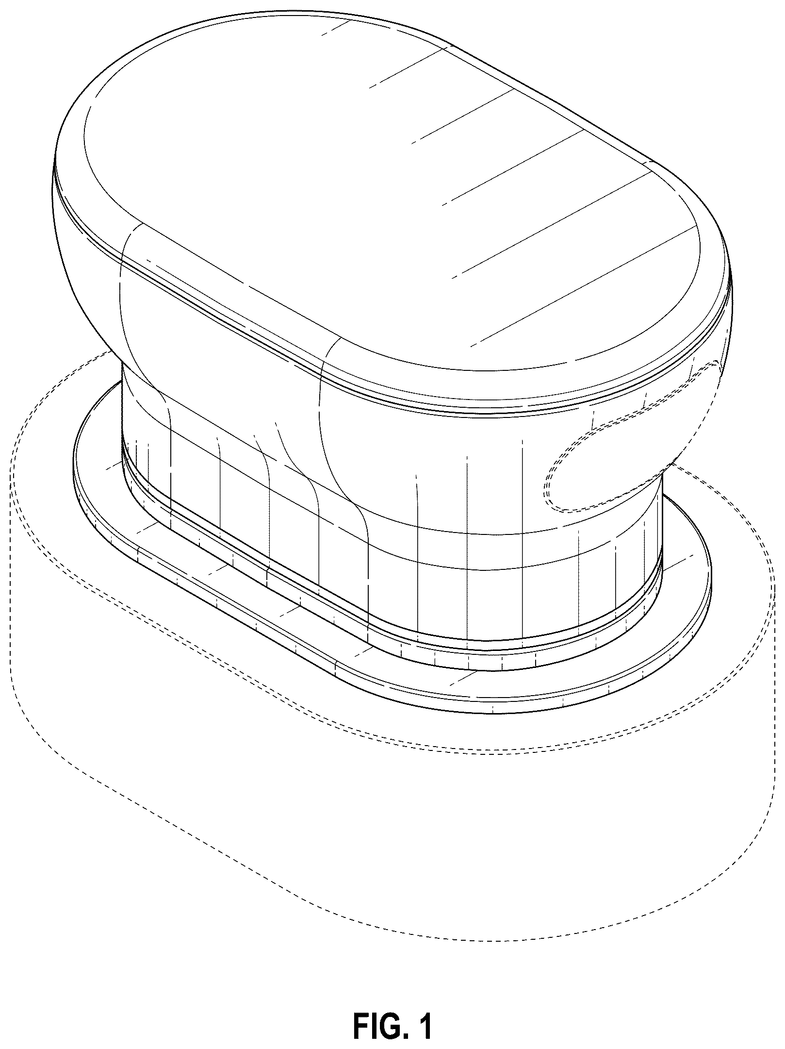 Patent USD1125750 Figure 1 – Scrubber