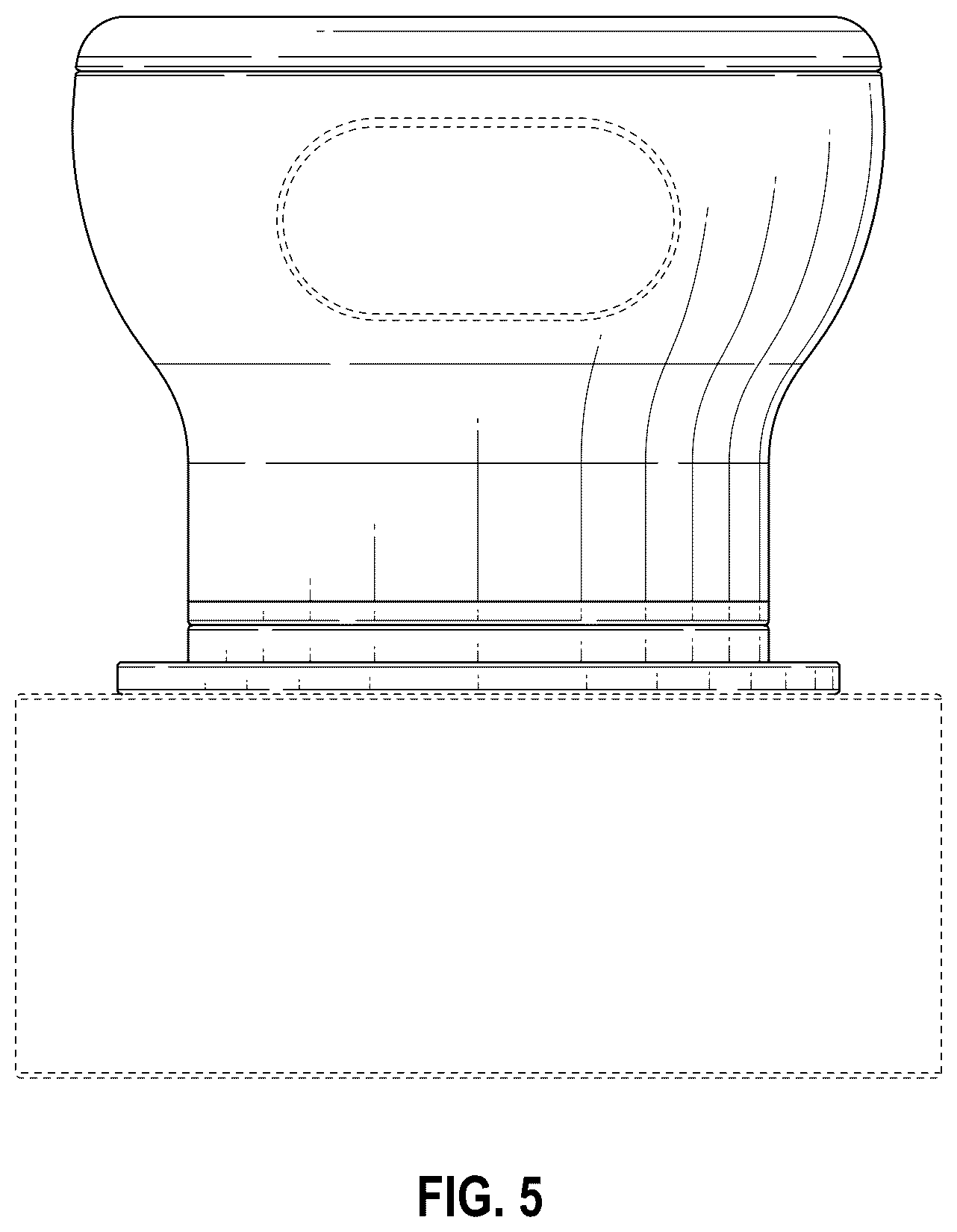 Patent USD1125750 Figure 5 – Scrubber