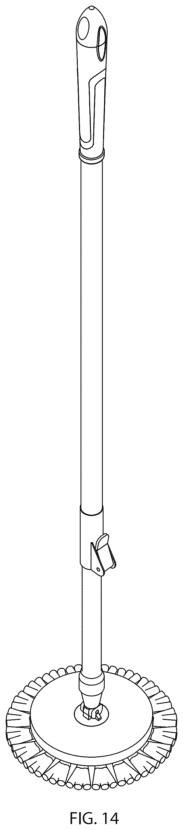 Patent USD1125751 Figure 14 – Mop and bucket set