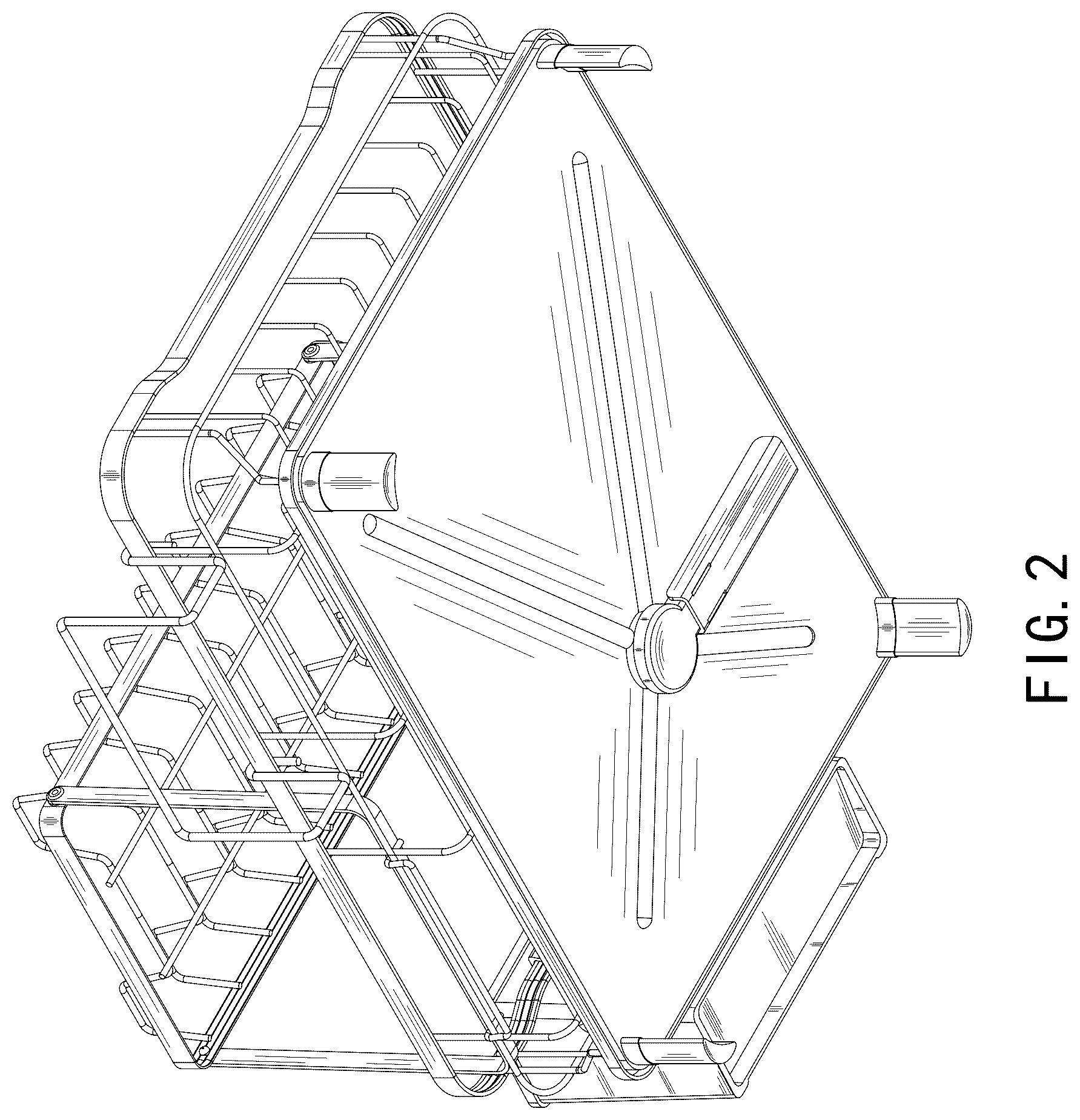 Patent USD1125753 Figure 2 – Dish drainer
