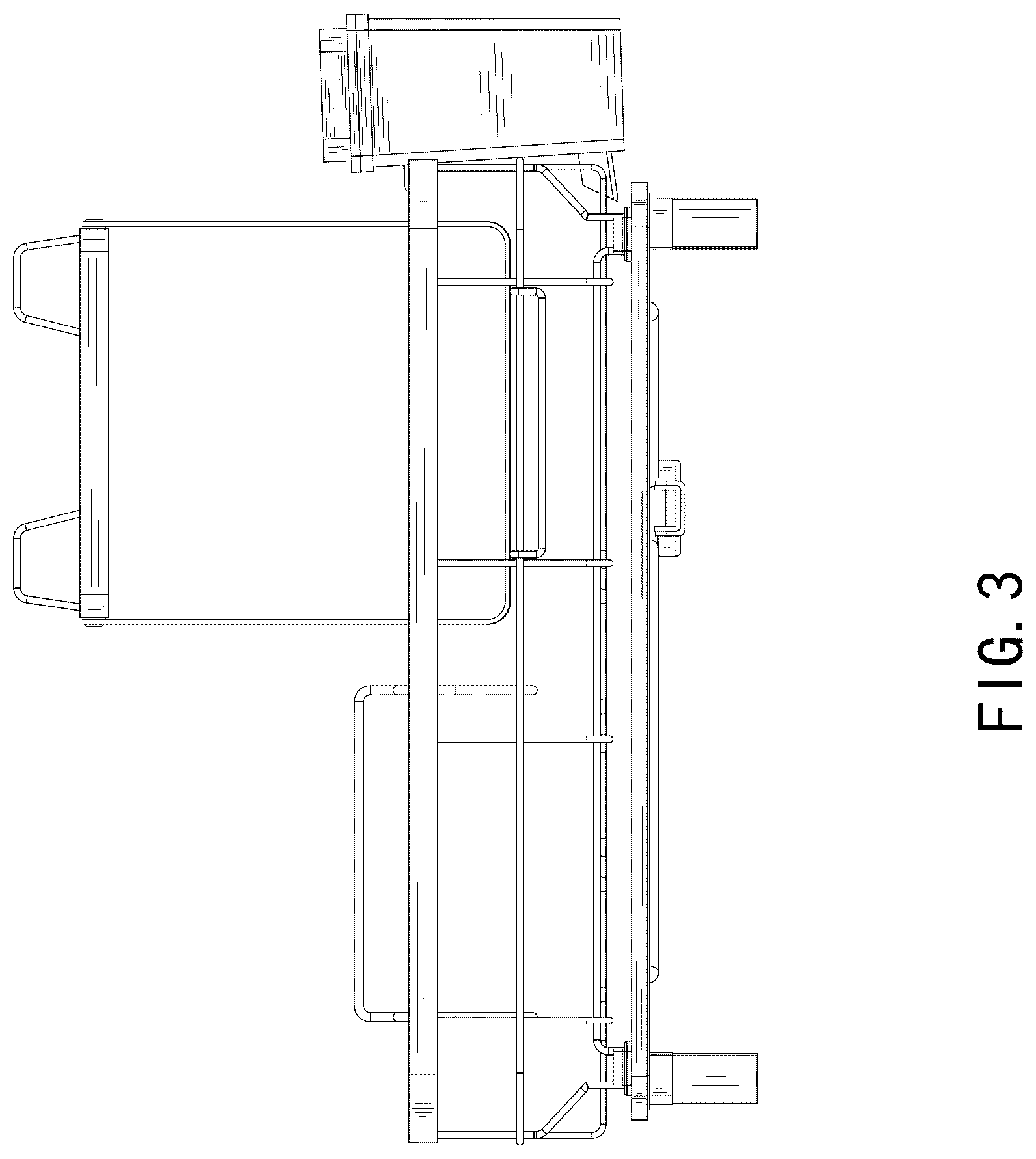 Patent USD1125753 Figure 3 – Dish drainer