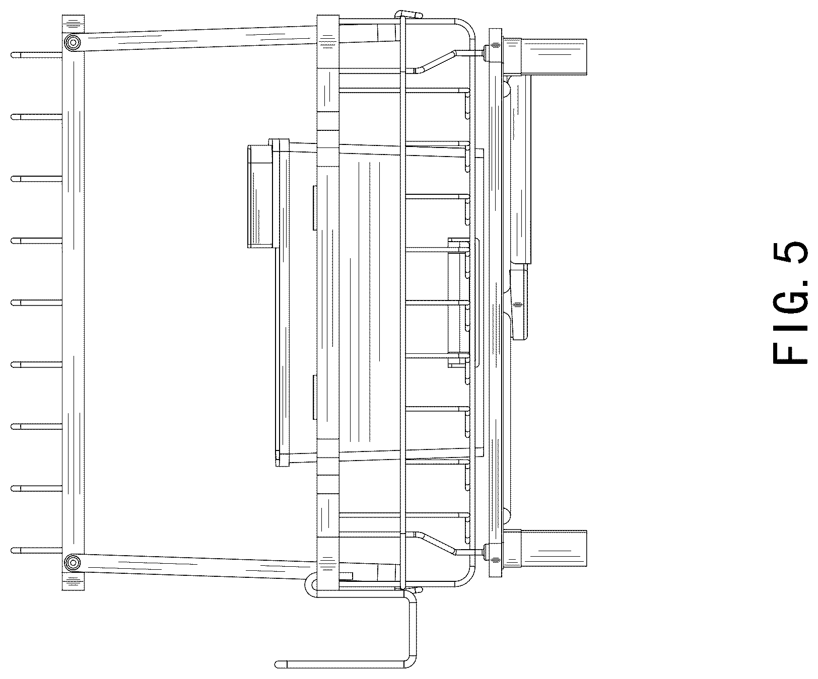 Patent USD1125753 Figure 5 – Dish drainer