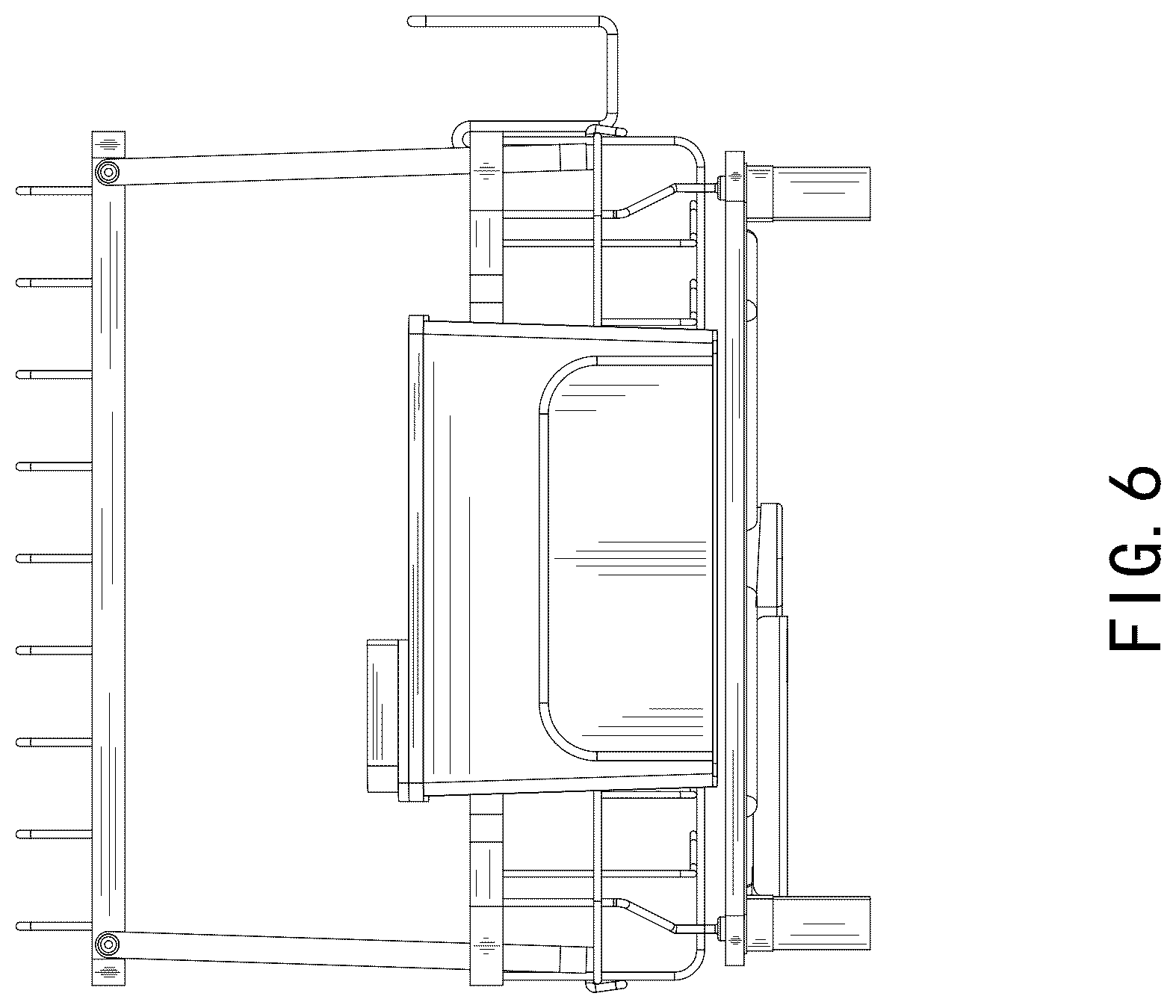 Patent USD1125753 Figure 6 – Dish drainer