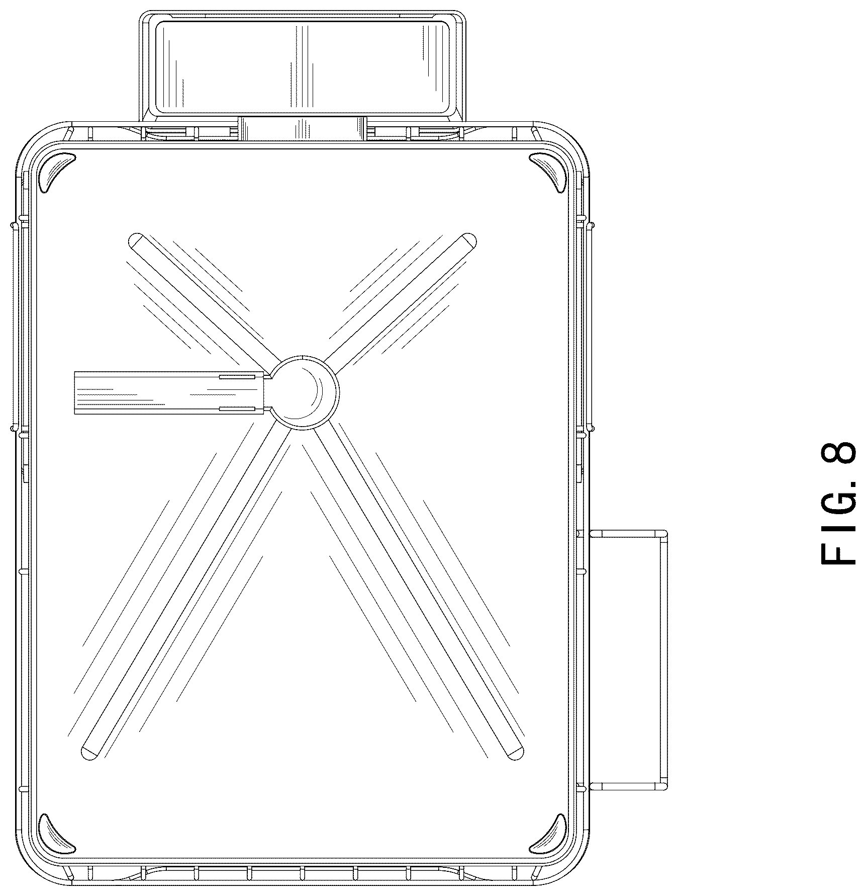 Patent USD1125753 Figure 8 – Dish drainer