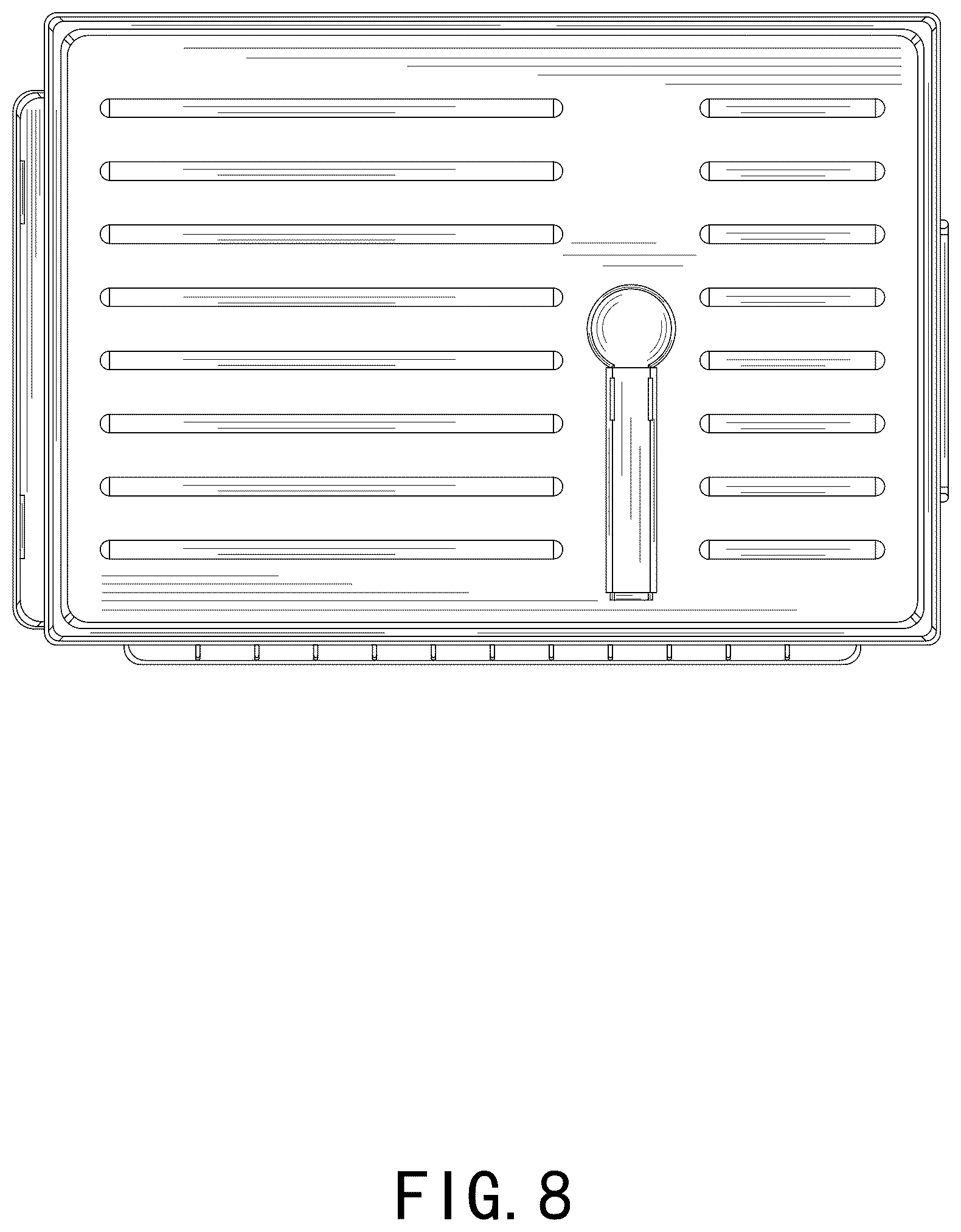 Patent USD1125754 Figure 8 – Dish drainer