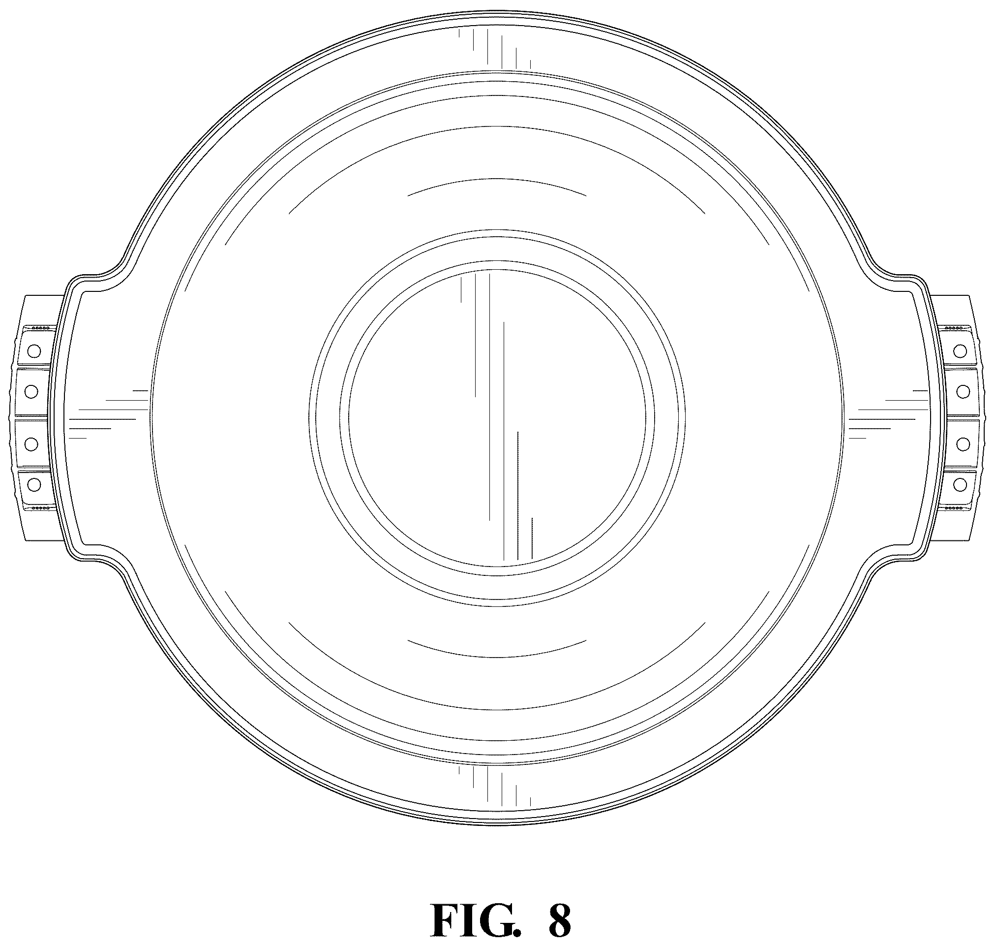 Patent USD1125759 Figure 8 – Trash can