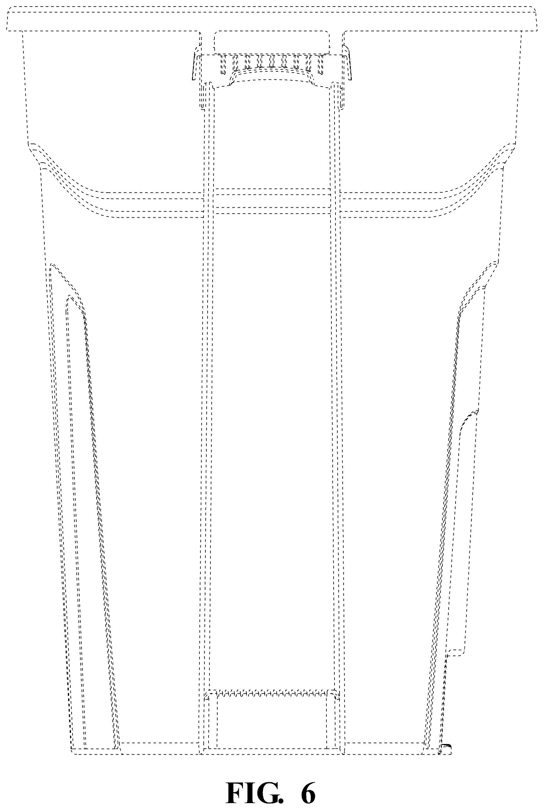 Patent USD1125760 Figure 6 – Trash can cinch