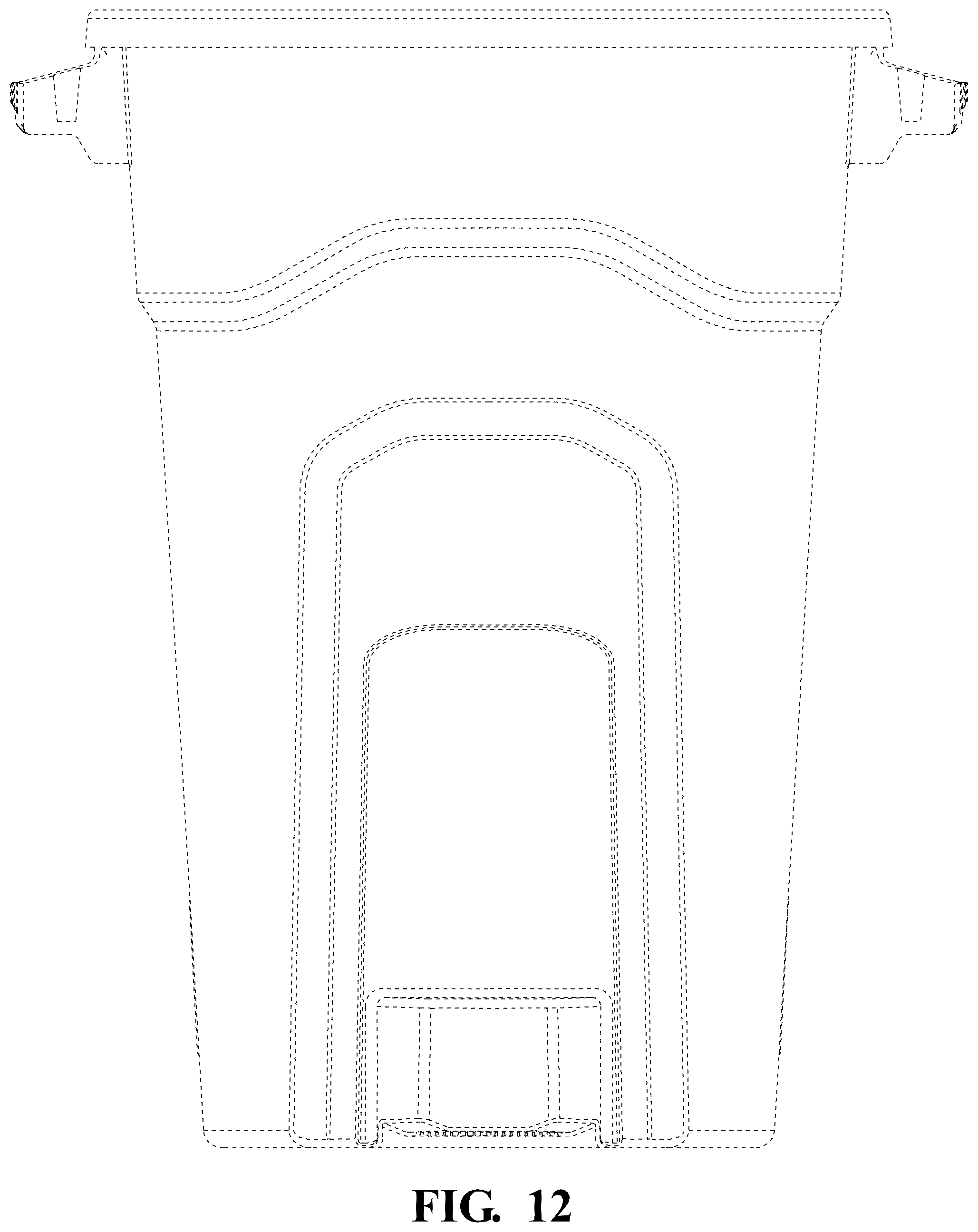 Patent USD1125760 Figure 12 – Trash can cinch