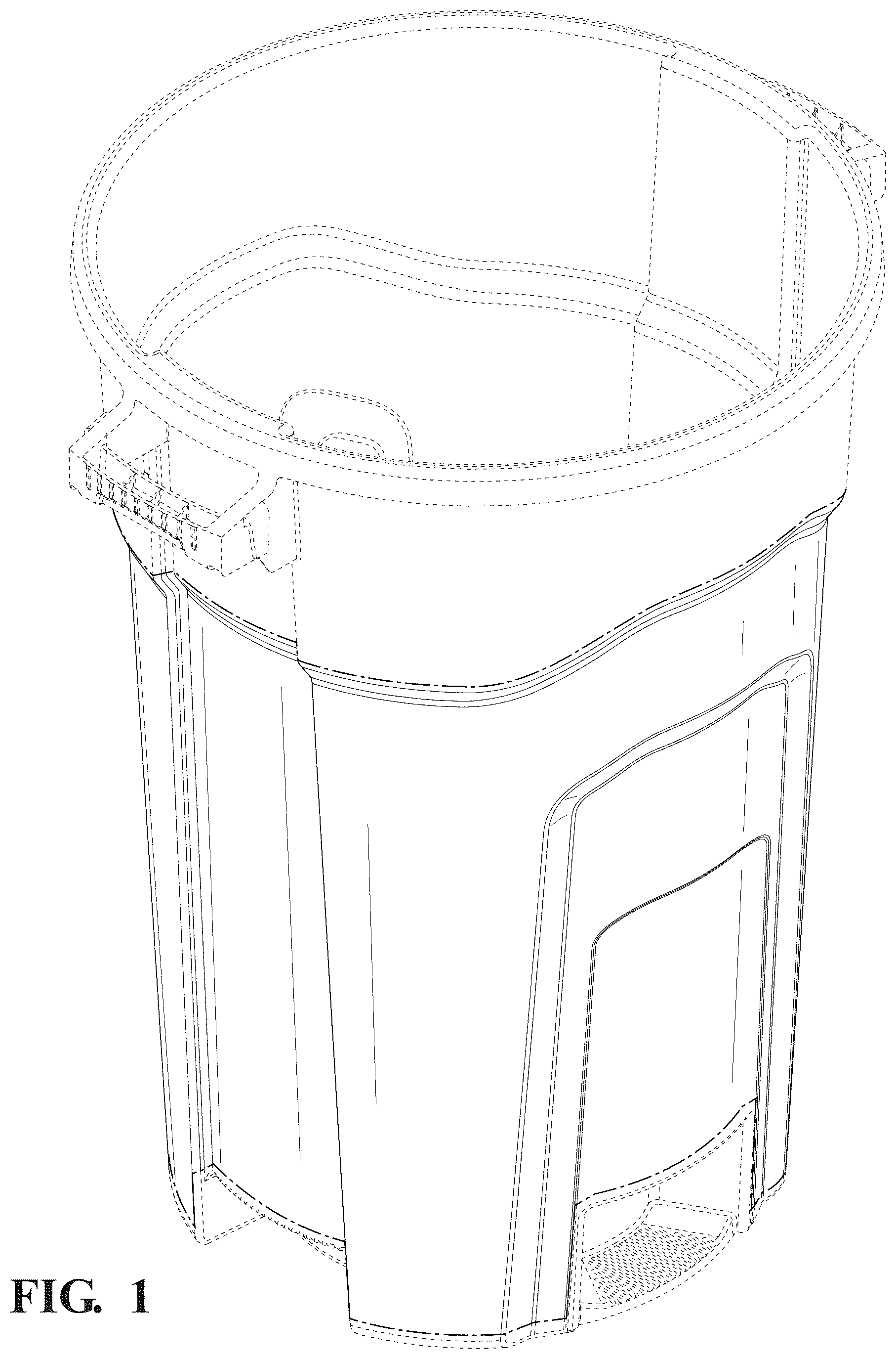 Patent USD1125761 — Trash can vents — Figure 1