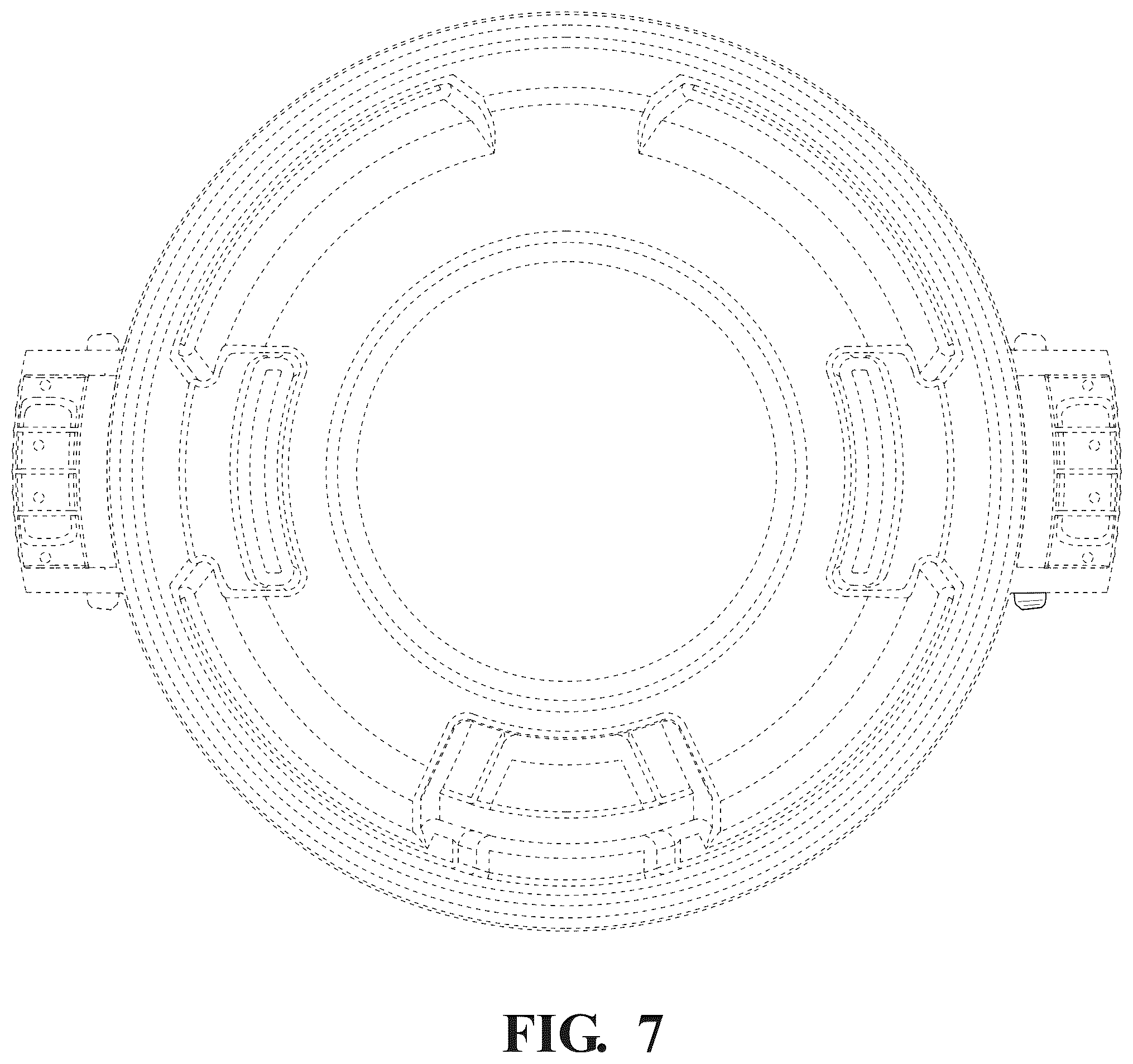 Patent USD1125764 Figure 7 – Trash can cinch