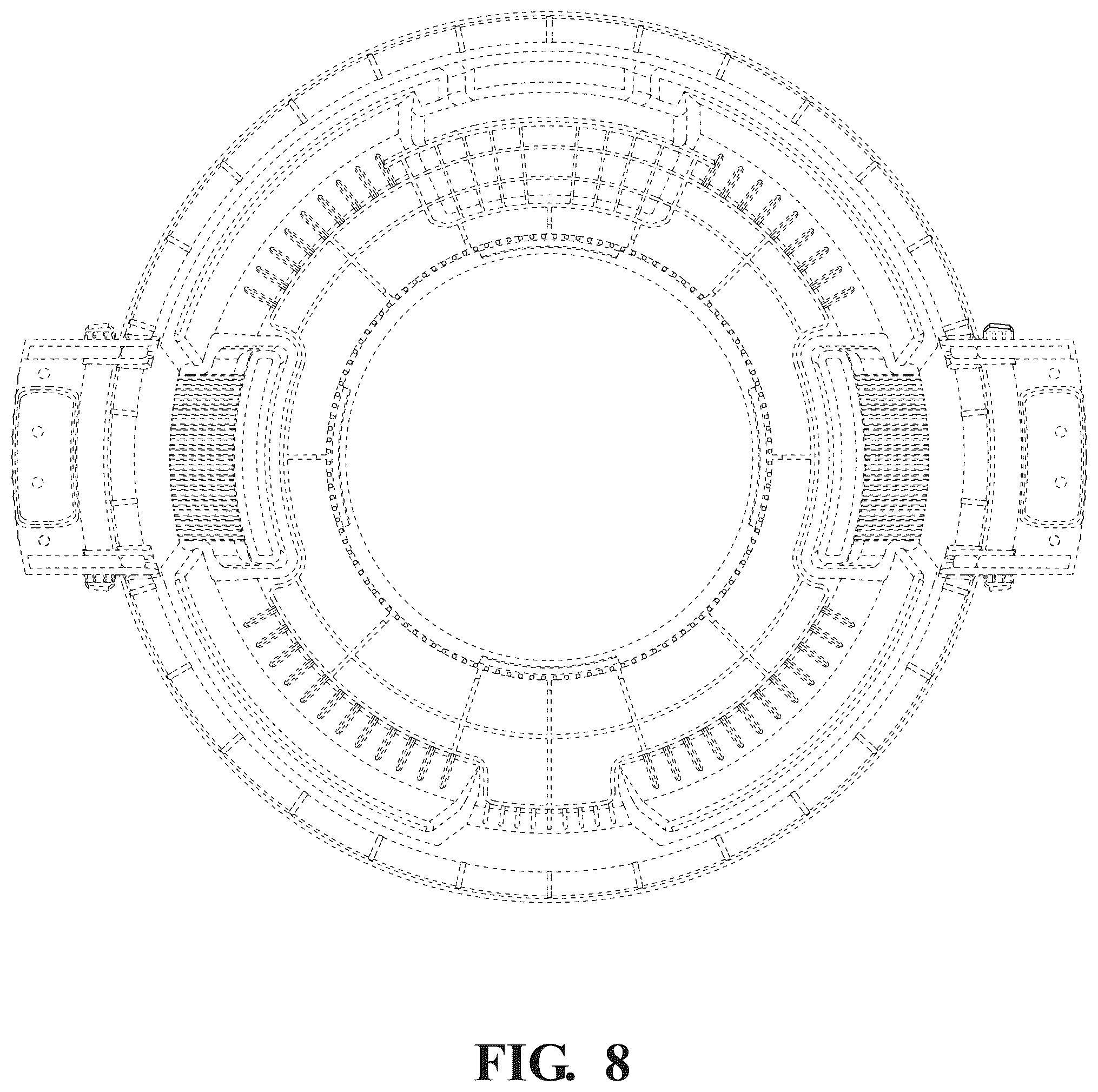 Patent USD1125764 Figure 8 – Trash can cinch