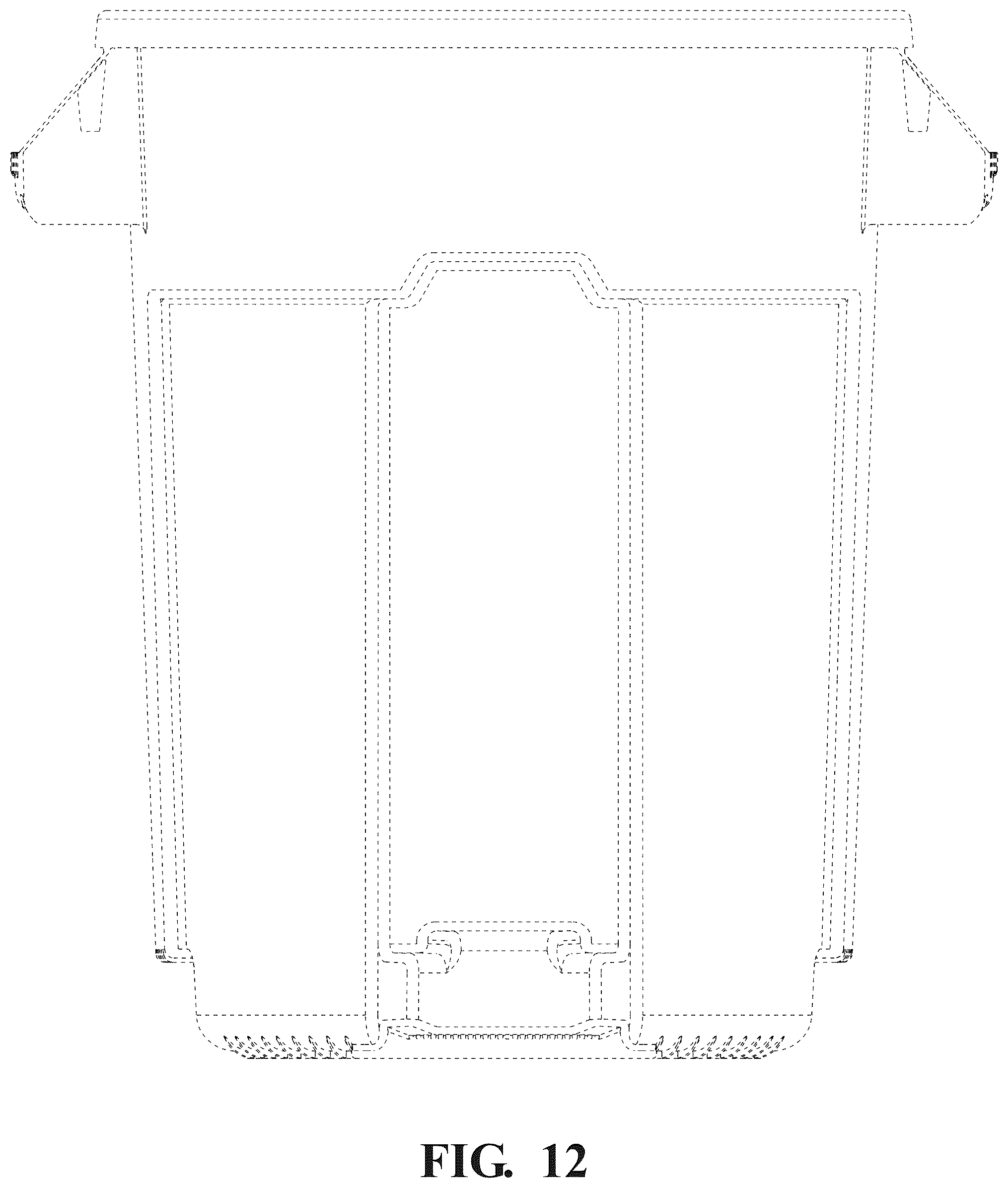 Patent USD1125764 Figure 12 – Trash can cinch