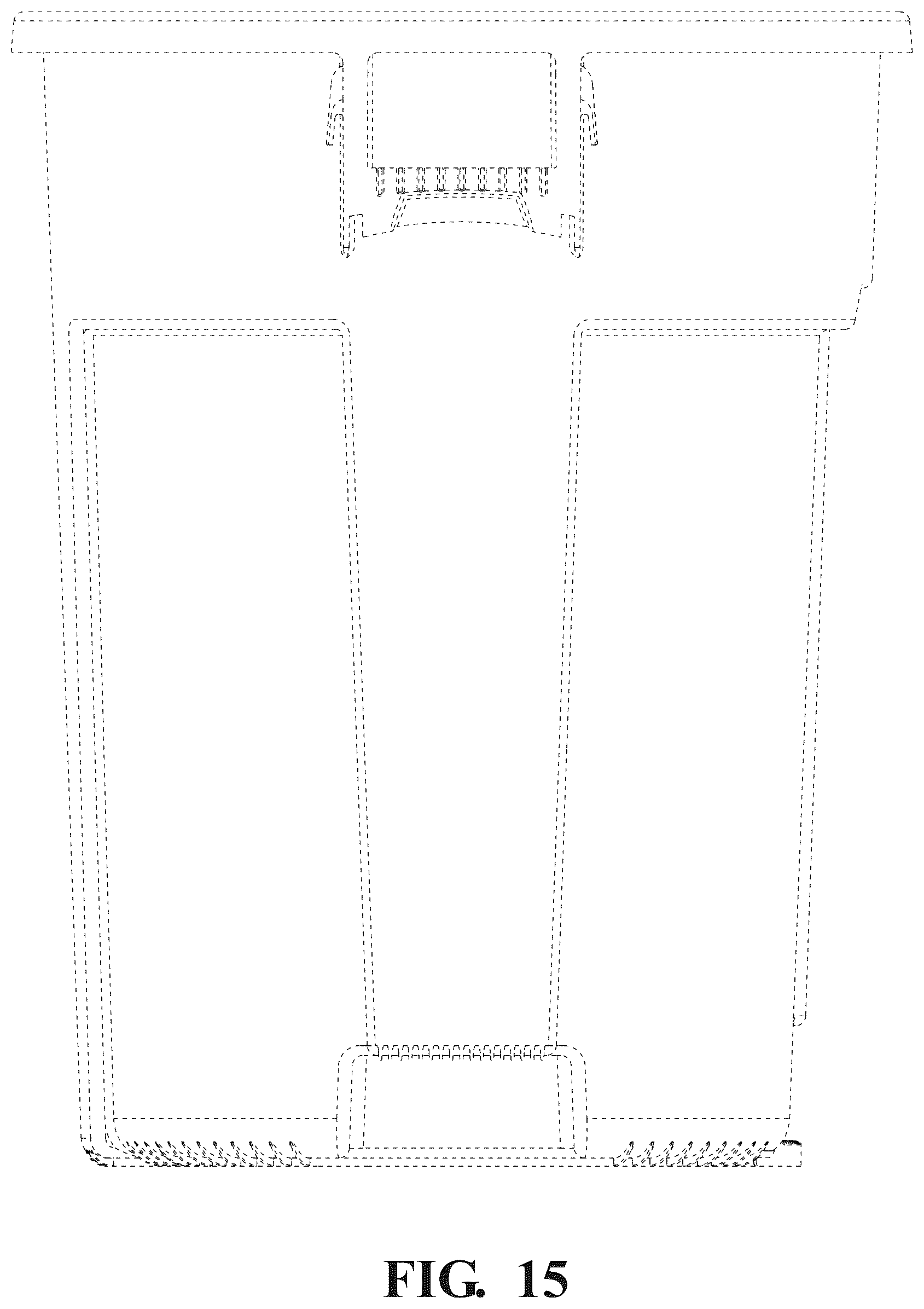 Patent USD1125764 Figure 15 – Trash can cinch