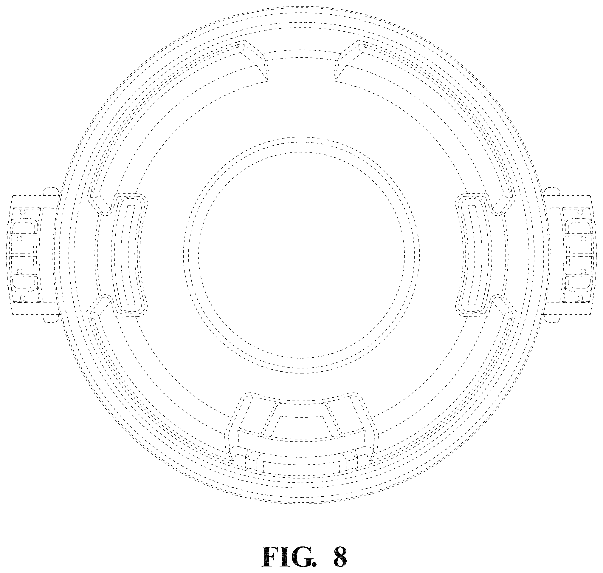 Patent USD1125765 Figure 8 – Trash can vents