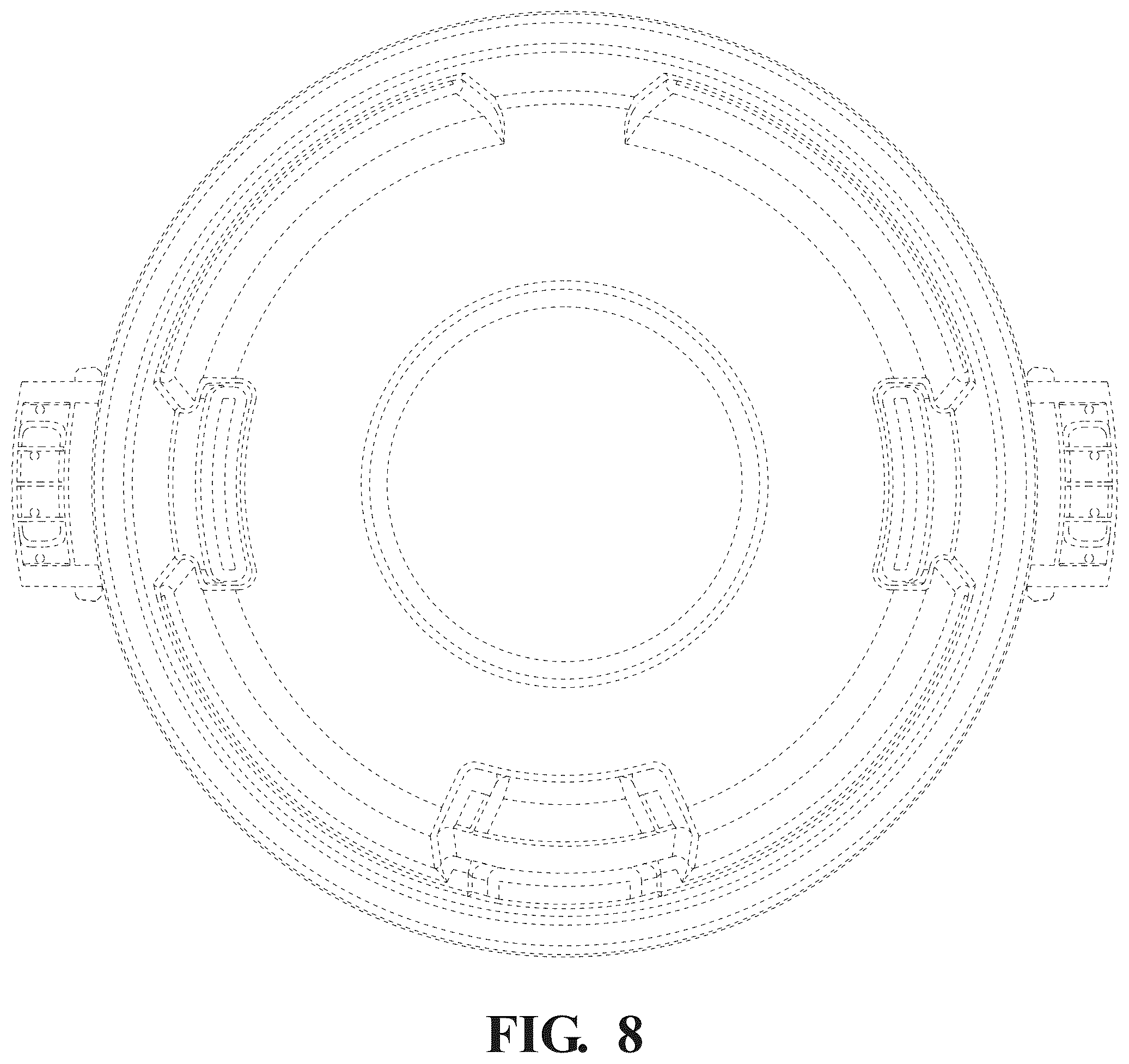 Patent USD1125767 Figure 8 – Trash can vents