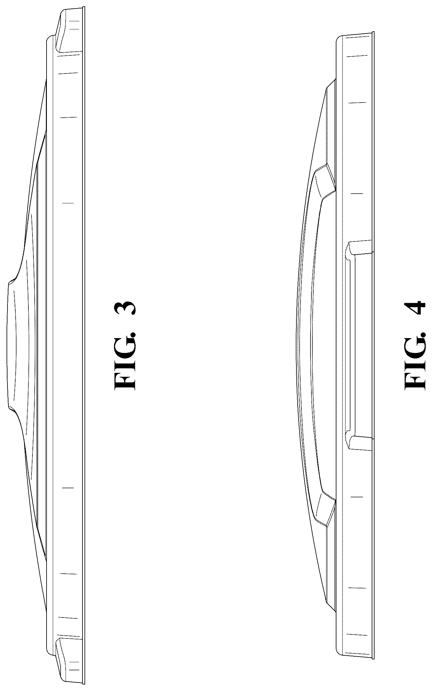 Patent USD1125768 Figure 3 – Trash can lid