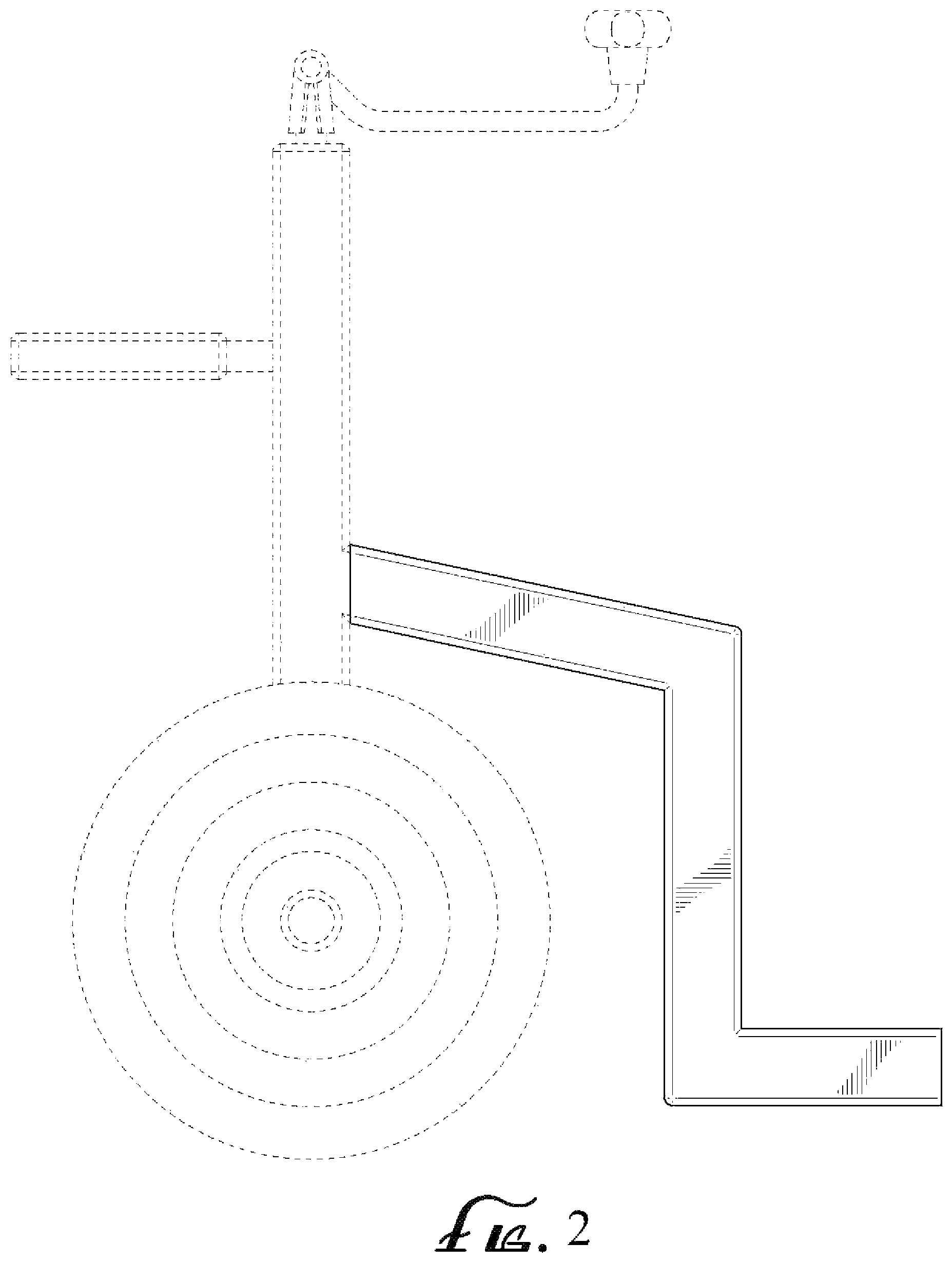 Patent USD1125774 Figure 2 – Hand truck