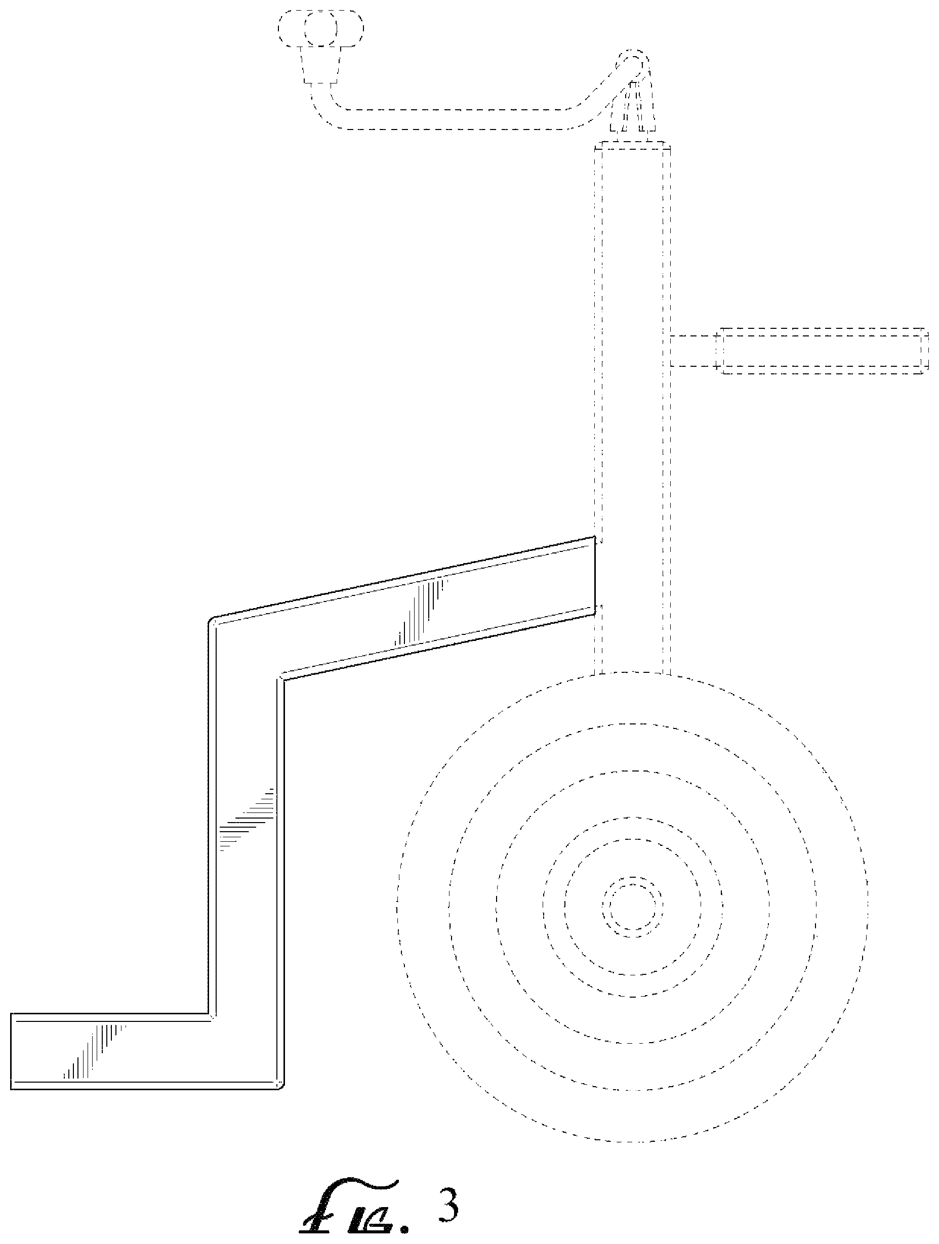 Patent USD1125774 Figure 3 – Hand truck